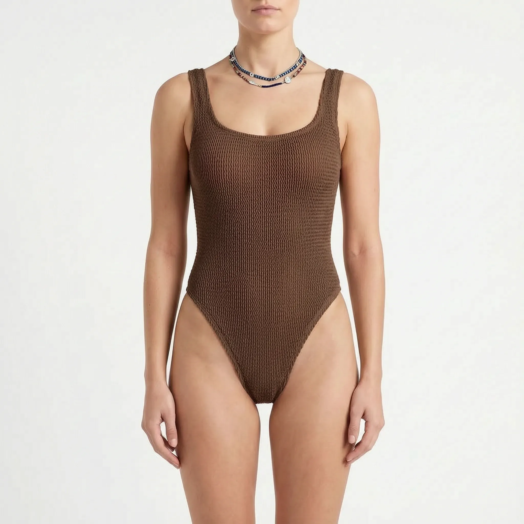 Nordspur | Cringlette Crinkle Textured One-Piece Swimsuit