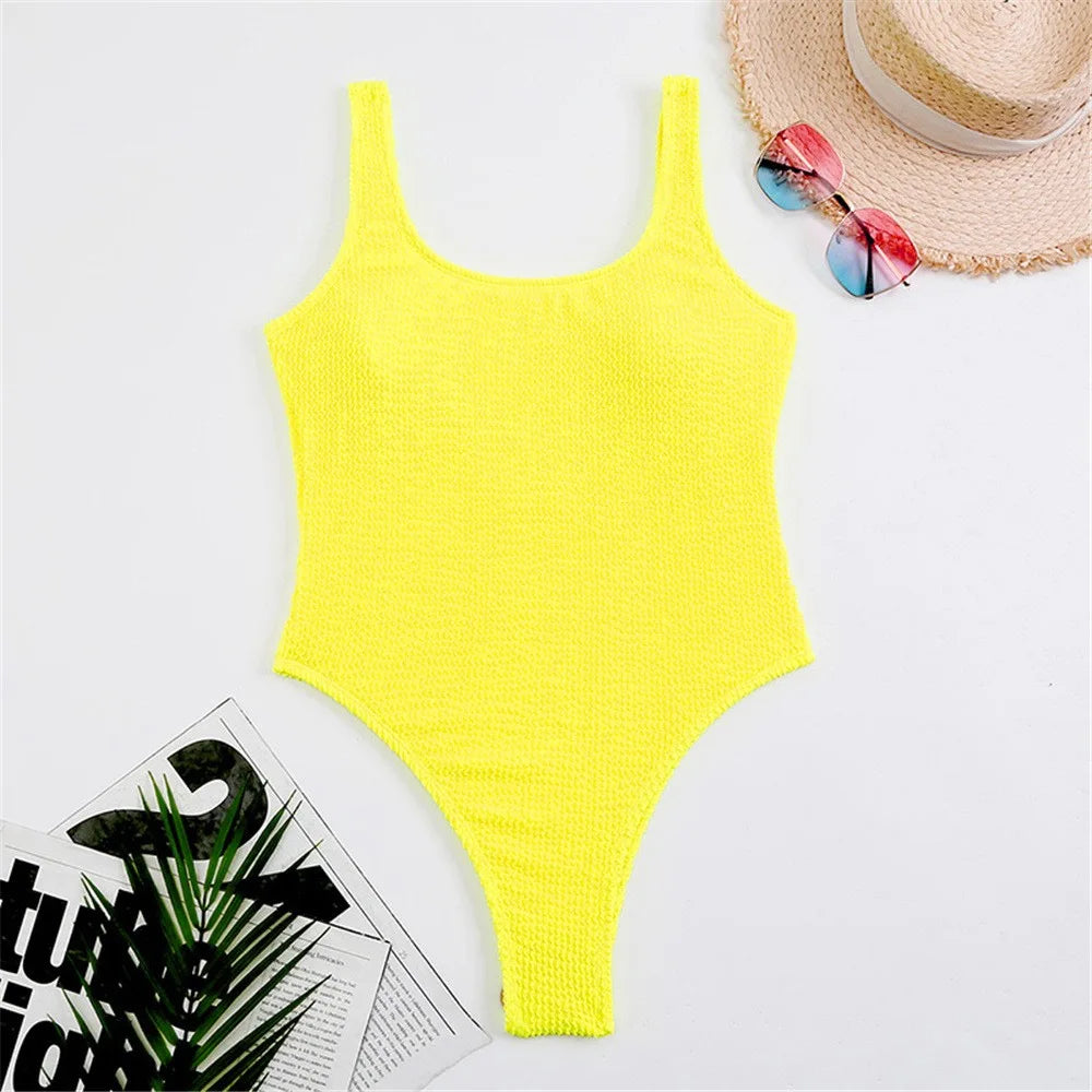 Nordspur | Cringlette Crinkle Textured One-Piece Swimsuit