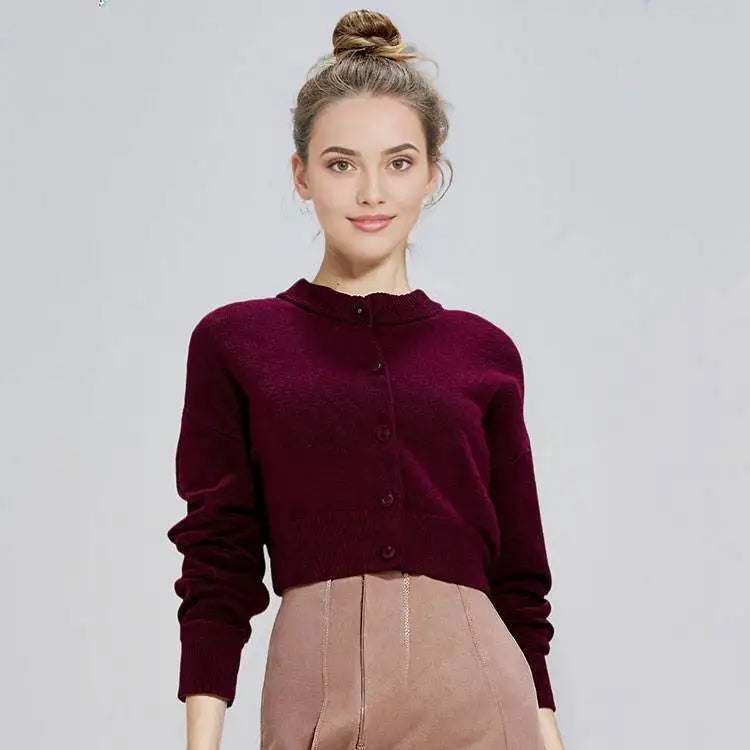 Nordspur | Croselle Cropped Button Front Cardigan