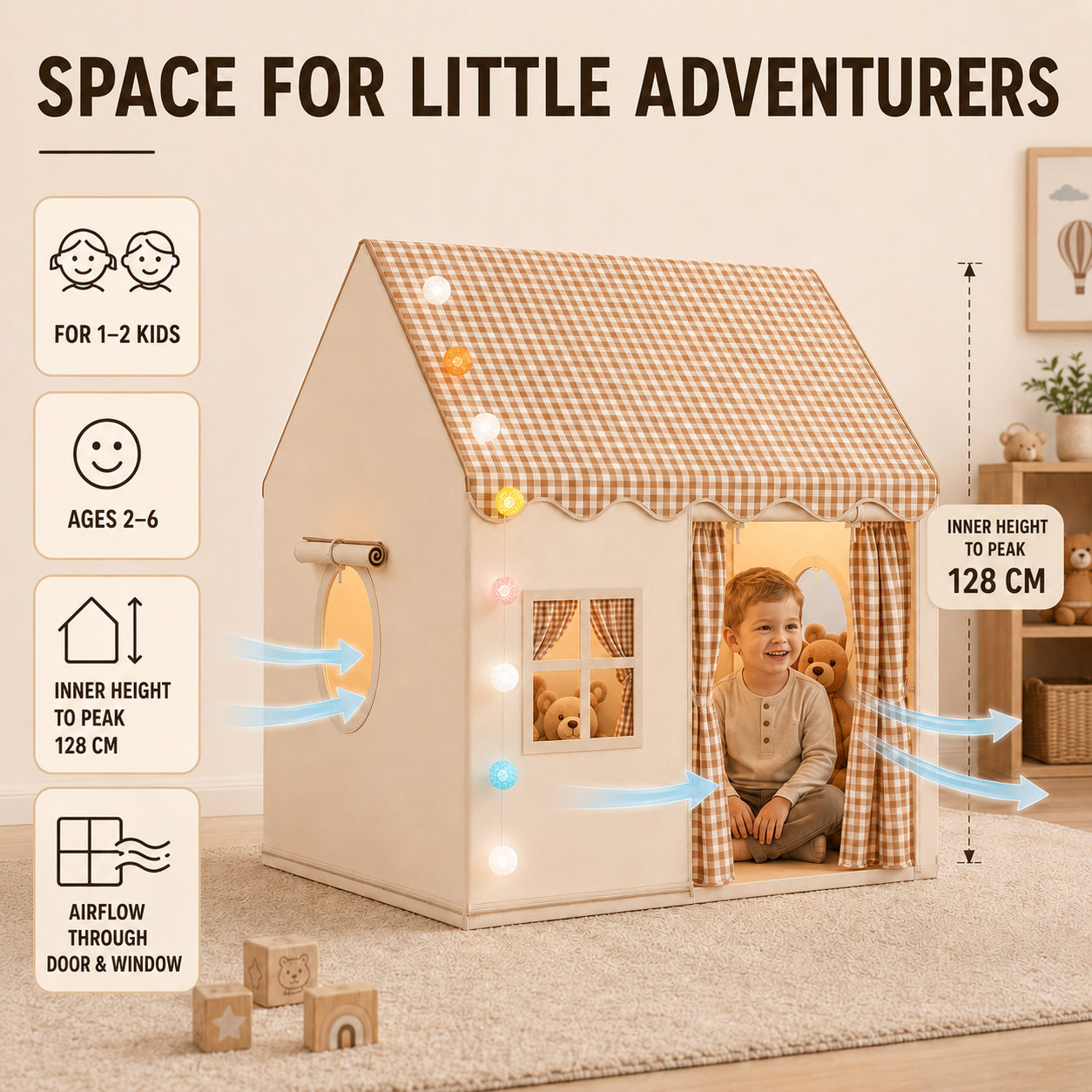 Nordspur | Cubbelle Foldable Children's Play Tent