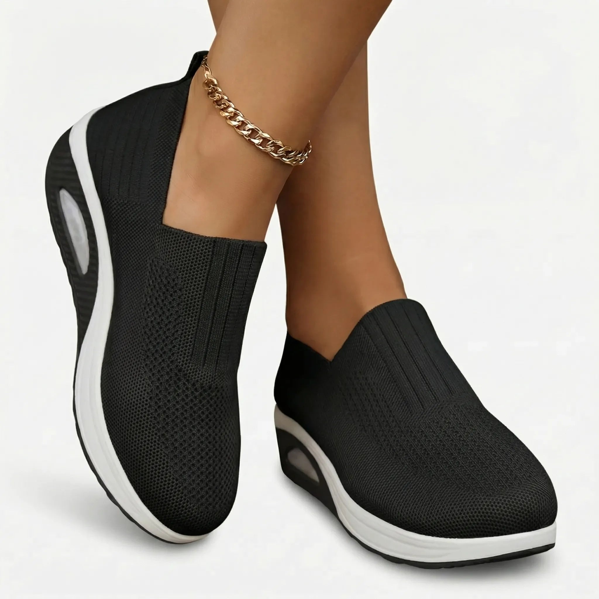 Nordspur | Cushova Slip-On Wedge Platform Sneaker