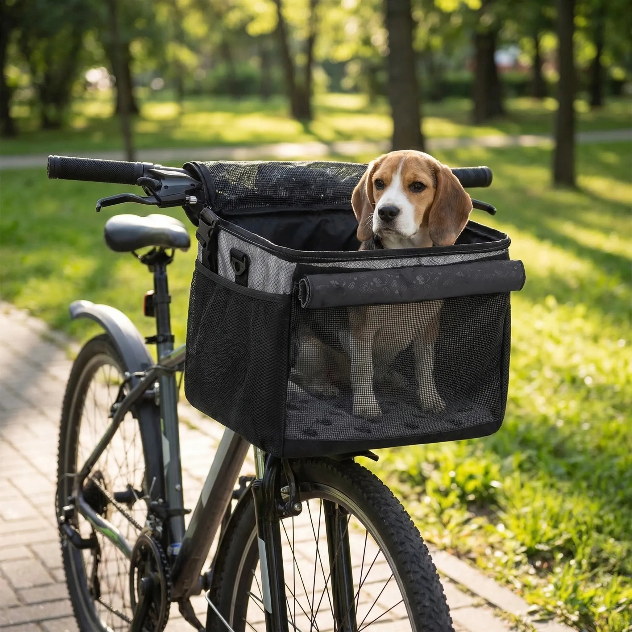 Nordspur | Cyclopaw Foldable Front Bicycle Pet Carrier