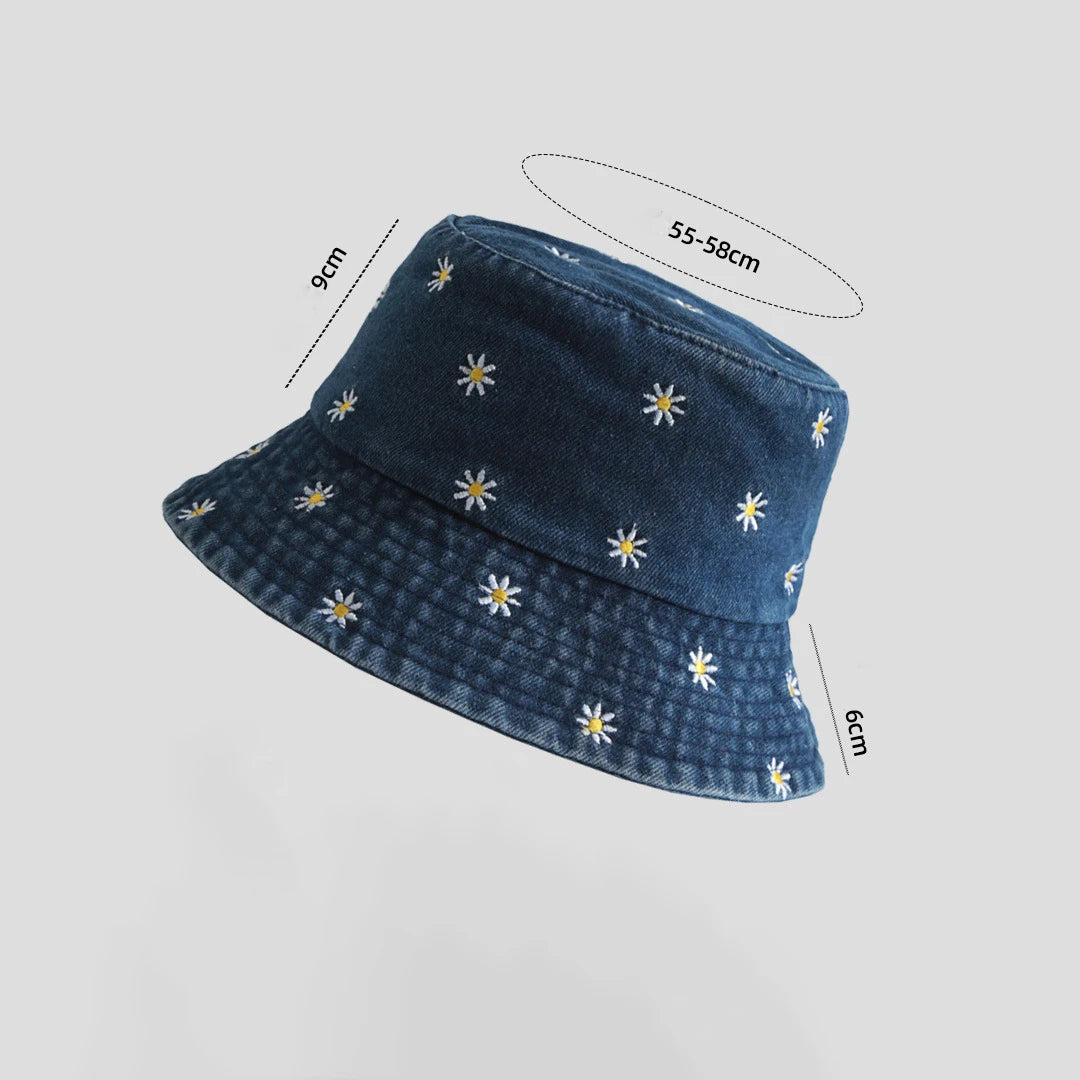 Nordspur | Daislyn Daisy Embroidered Bucket Hat