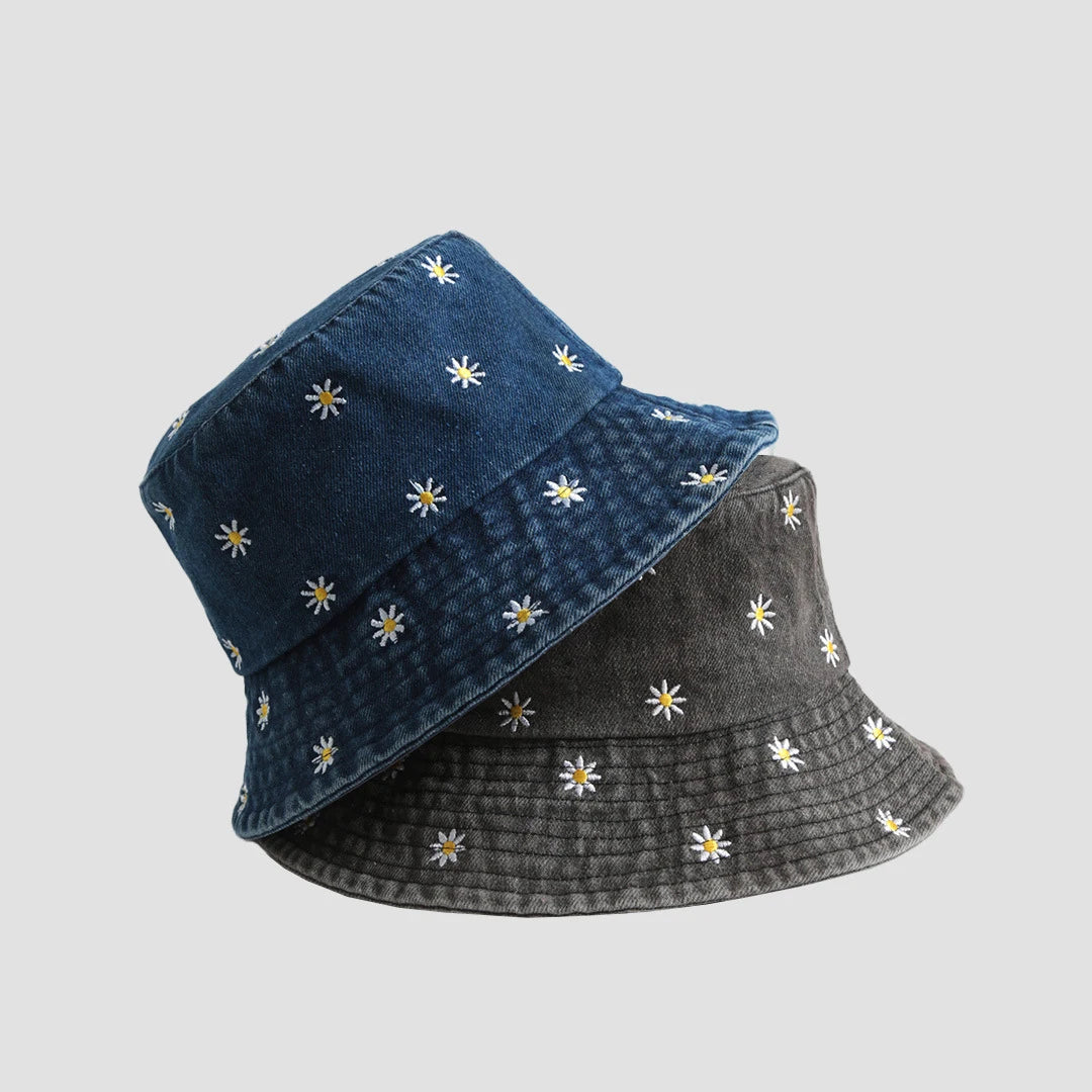 Nordspur | Daislyn Daisy Embroidered Bucket Hat