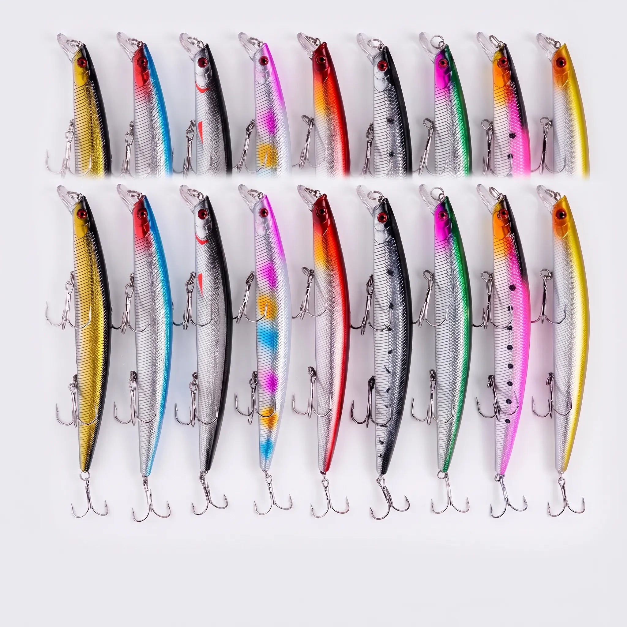 Nordspur | DepthGleam Elongated Minnow Crankbait Sets