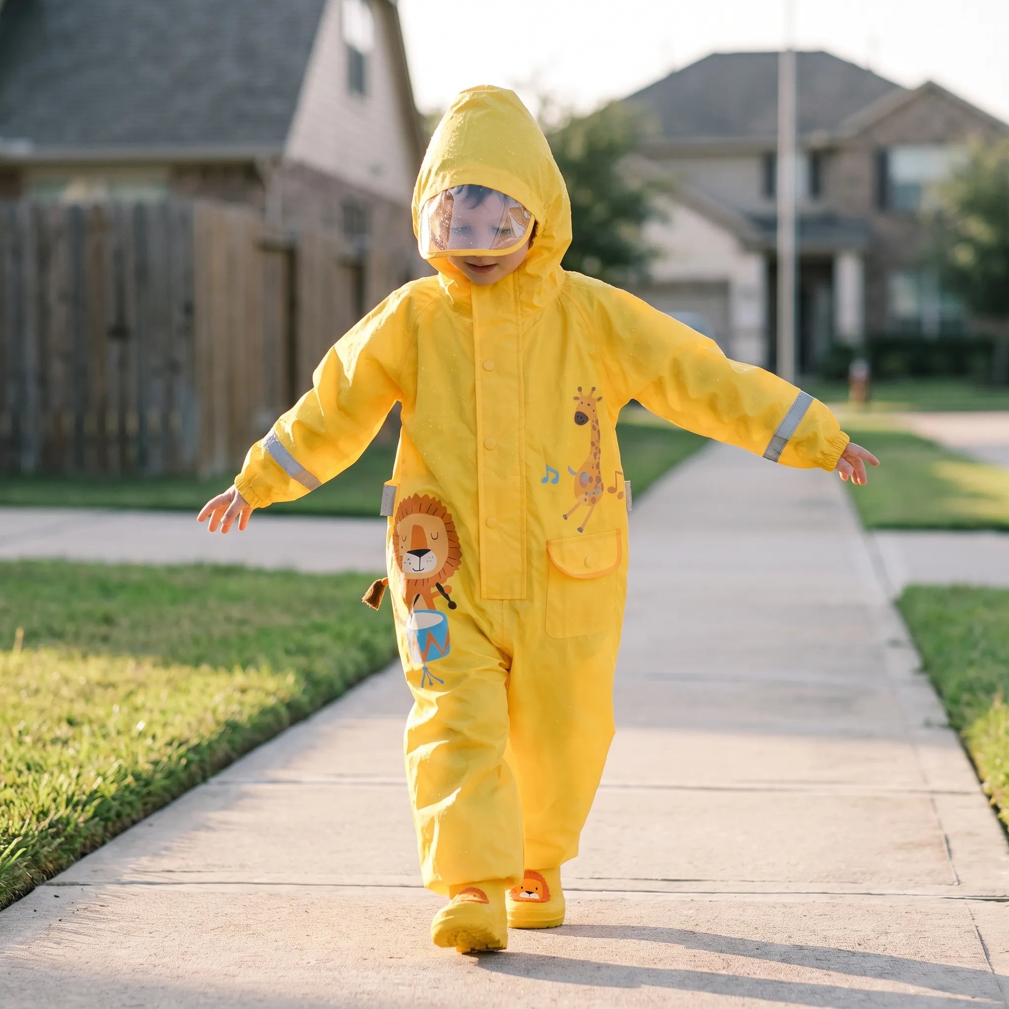 Nordspur | DinoPuddle One-Piece Children's Rain Suit