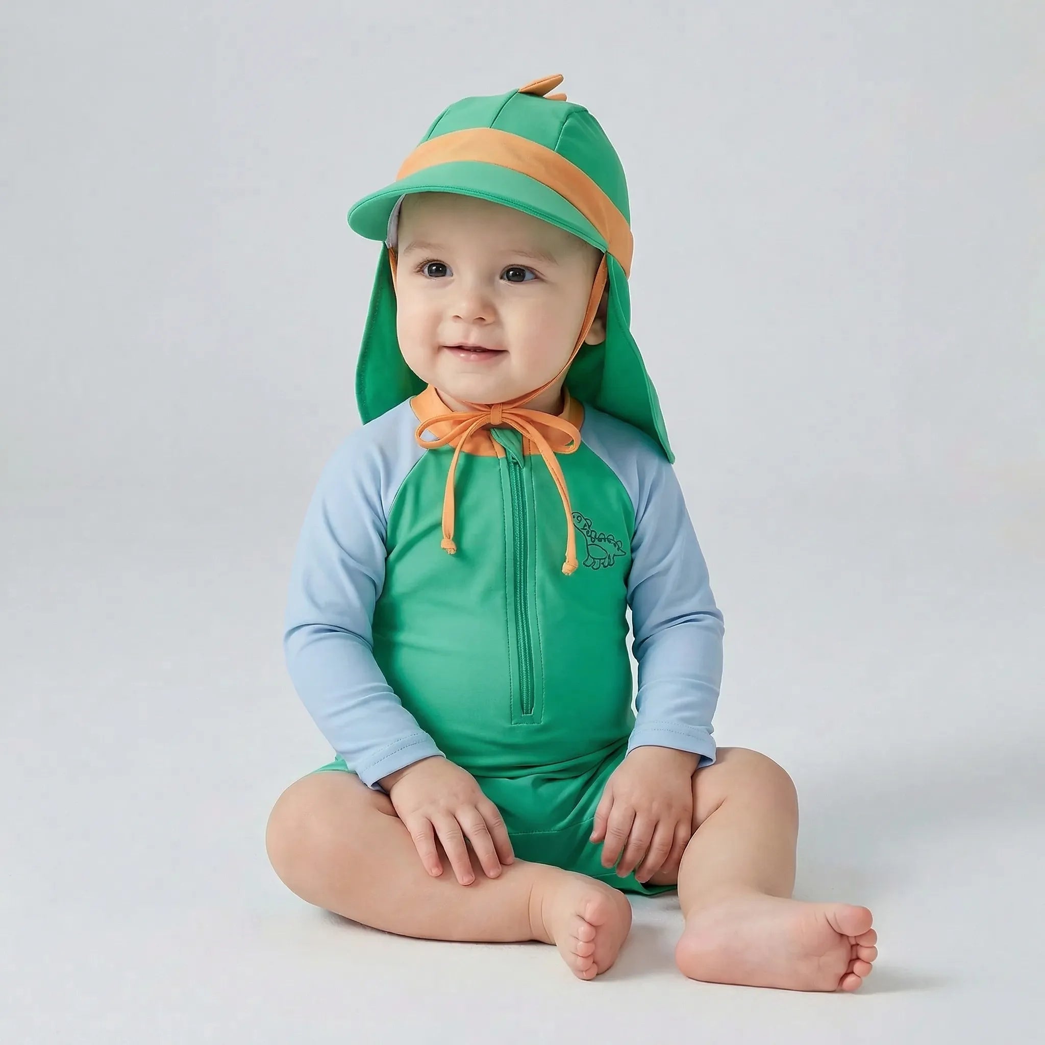Nordspur | DinoSplash Long Sleeve Swim Romper