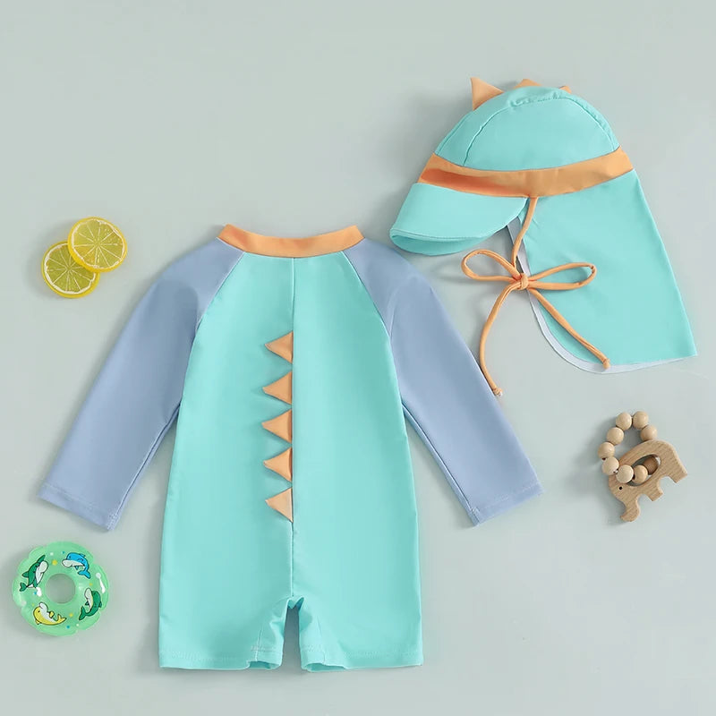 Nordspur | DinoSplash Long Sleeve Swim Romper