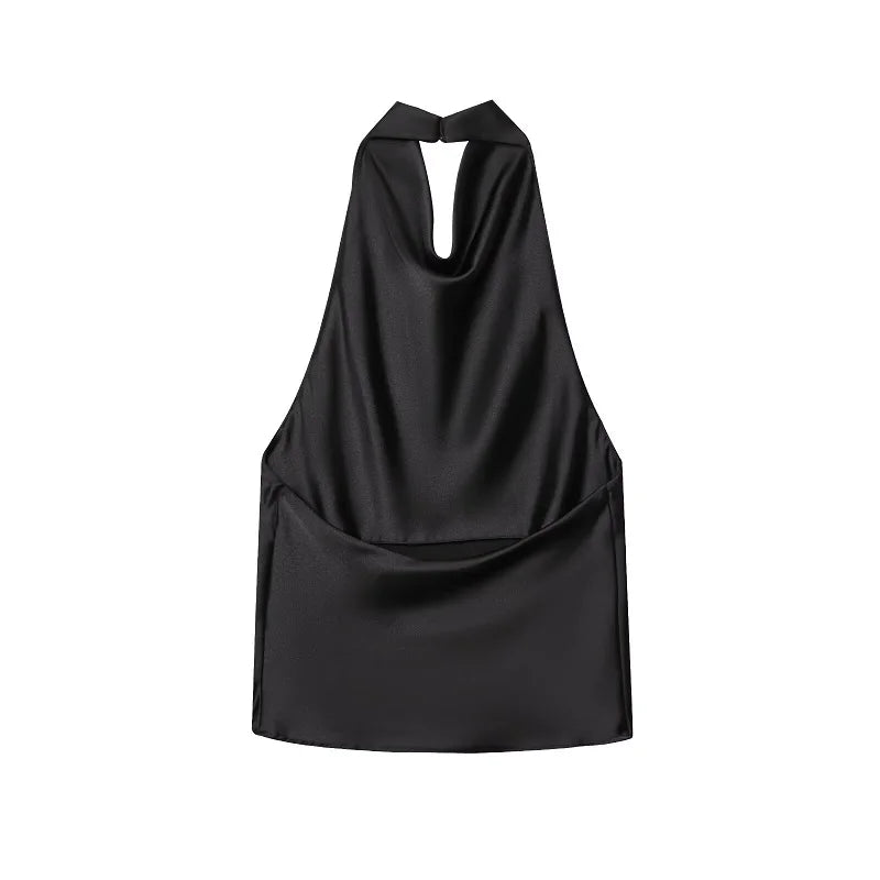 Nordspur | Dravelle Backless Halter Neck Camisole Top