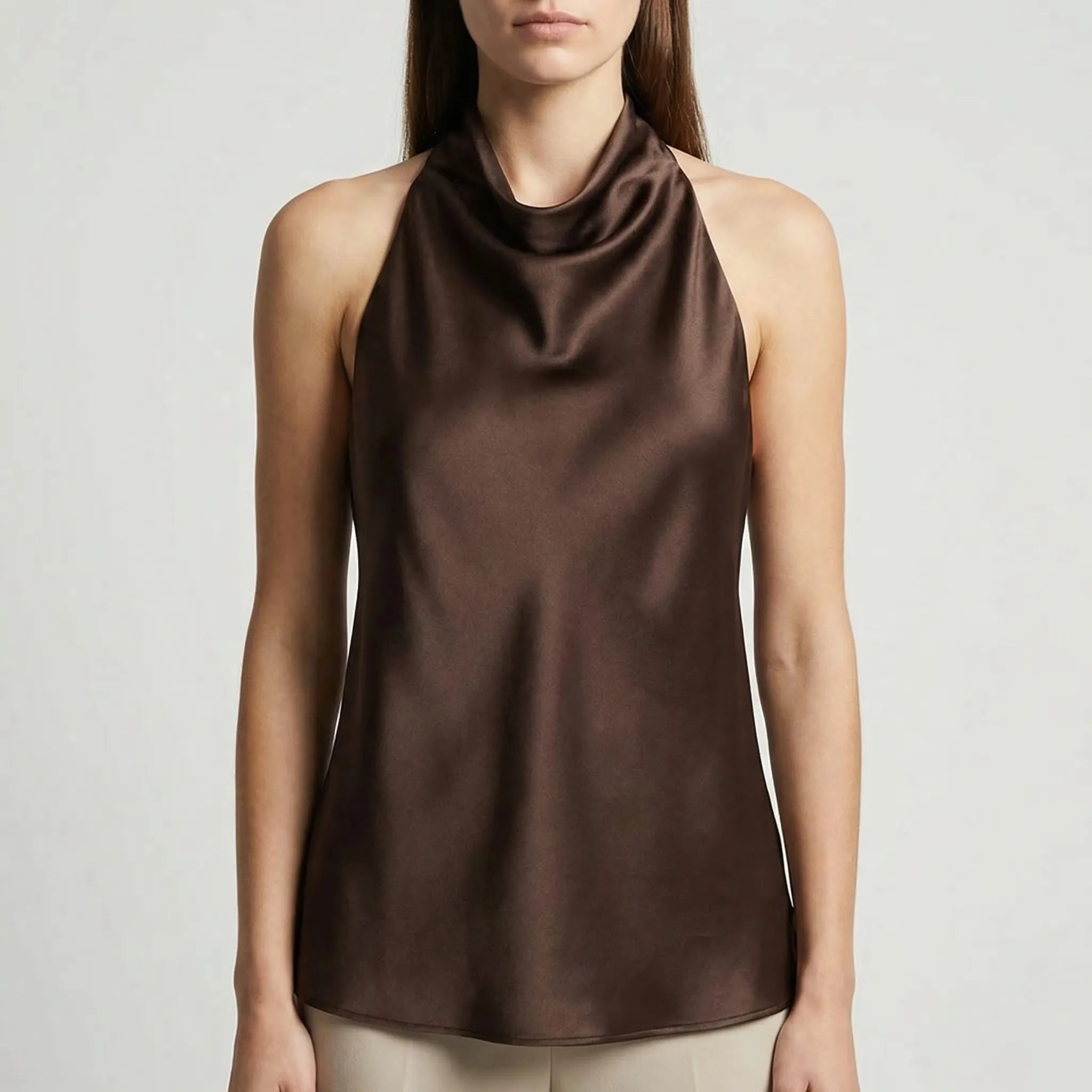 Nordspur | Dravelle Backless Halter Neck Camisole Top