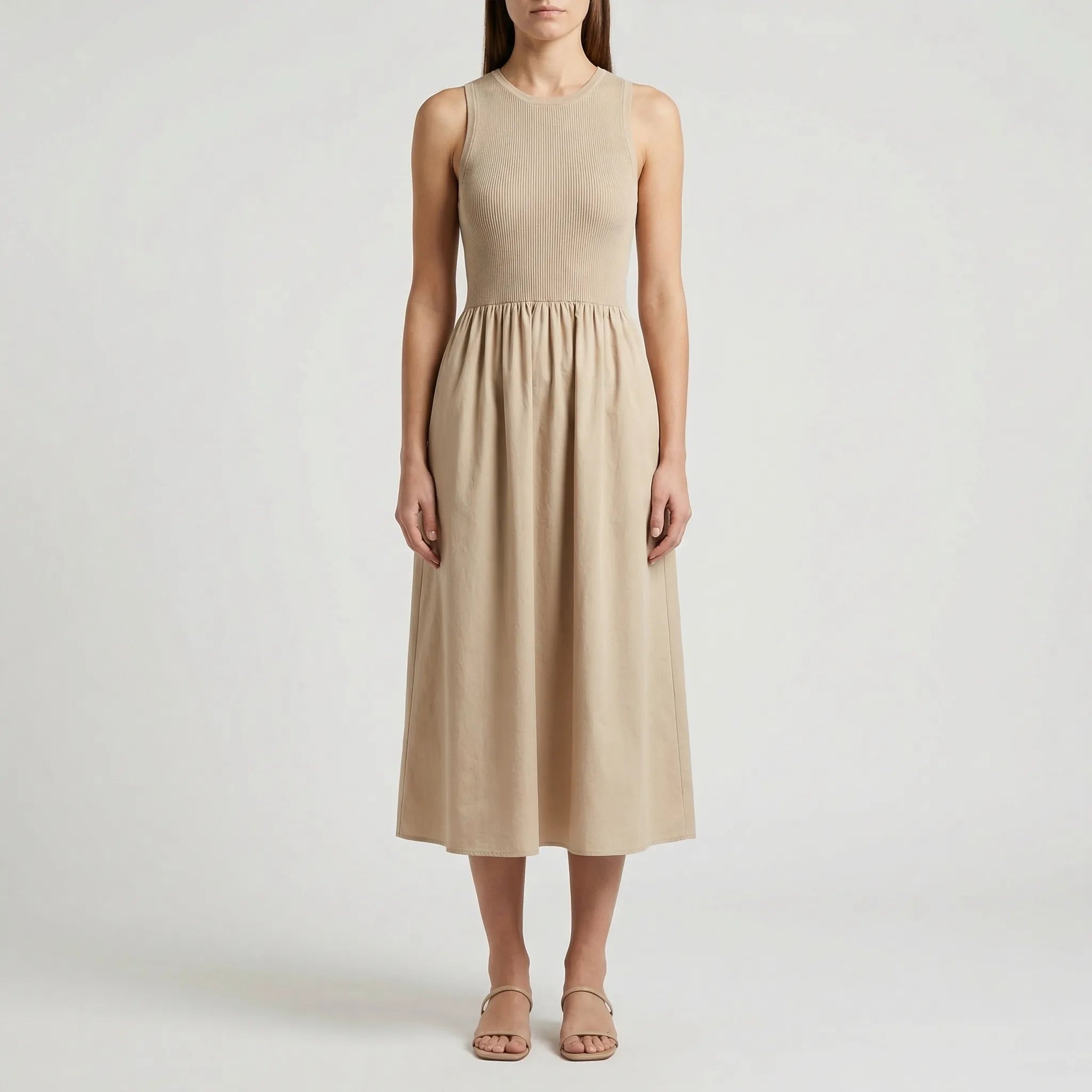 Nordspur | Dreslique Sleeveless Long Elegant Dress