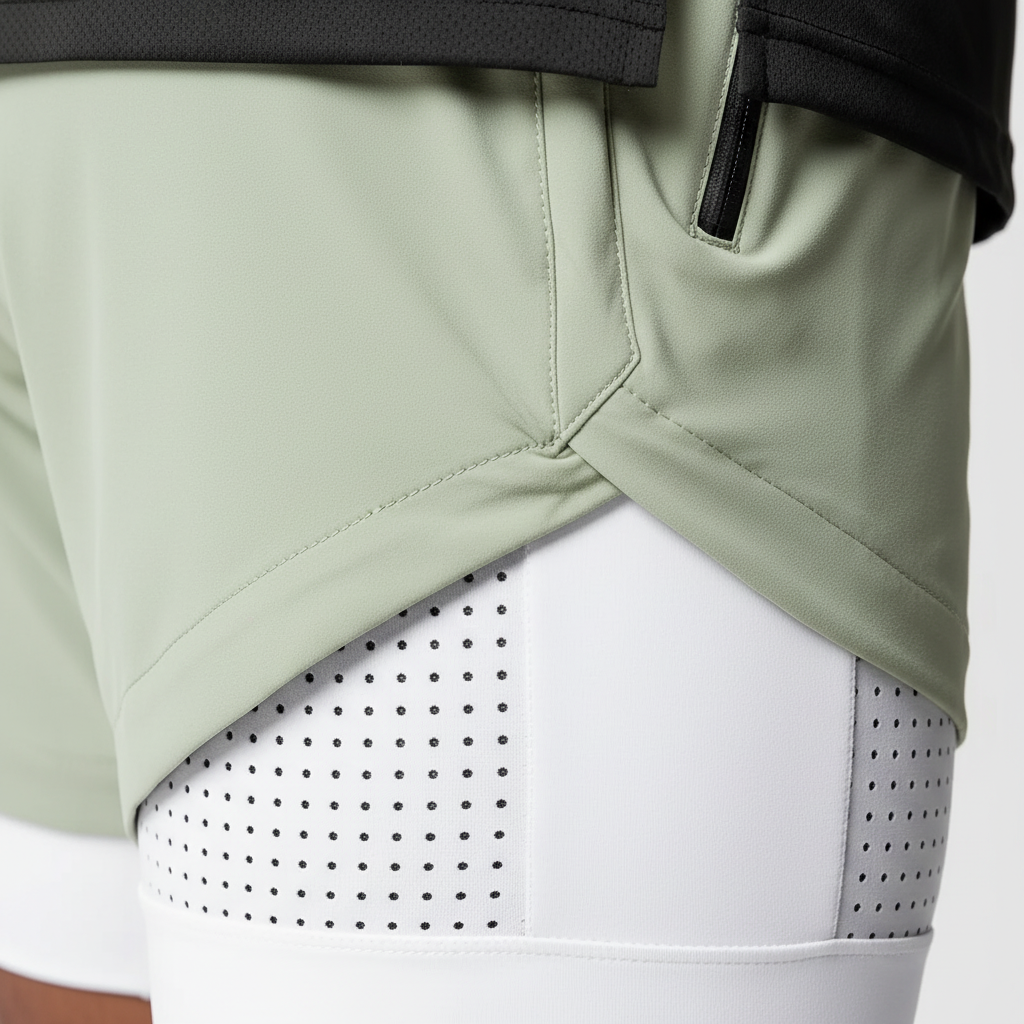 Nordspur | Dynaflex Double Layered Athletic Shorts