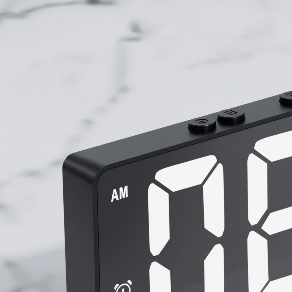 Nordspur | EchoGlow Large LED Mirror Alarm Clock