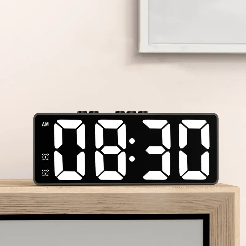 Nordspur | EchoGlow Large LED Mirror Alarm Clock