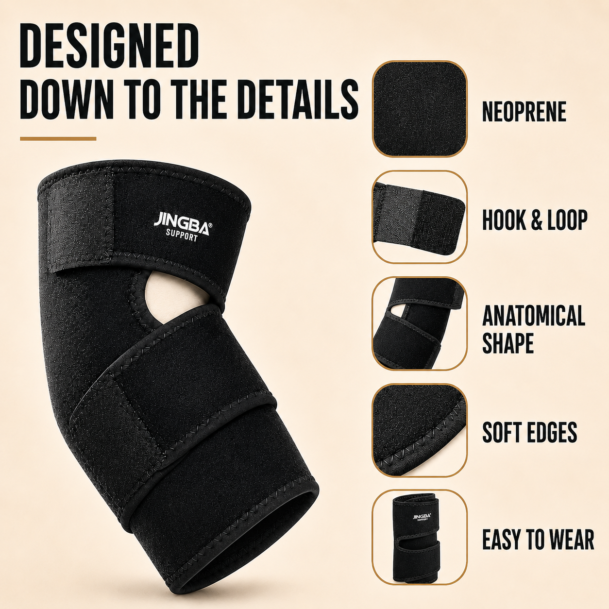 Nordspur | Elbriq Adjustable Elbow Compression Brace