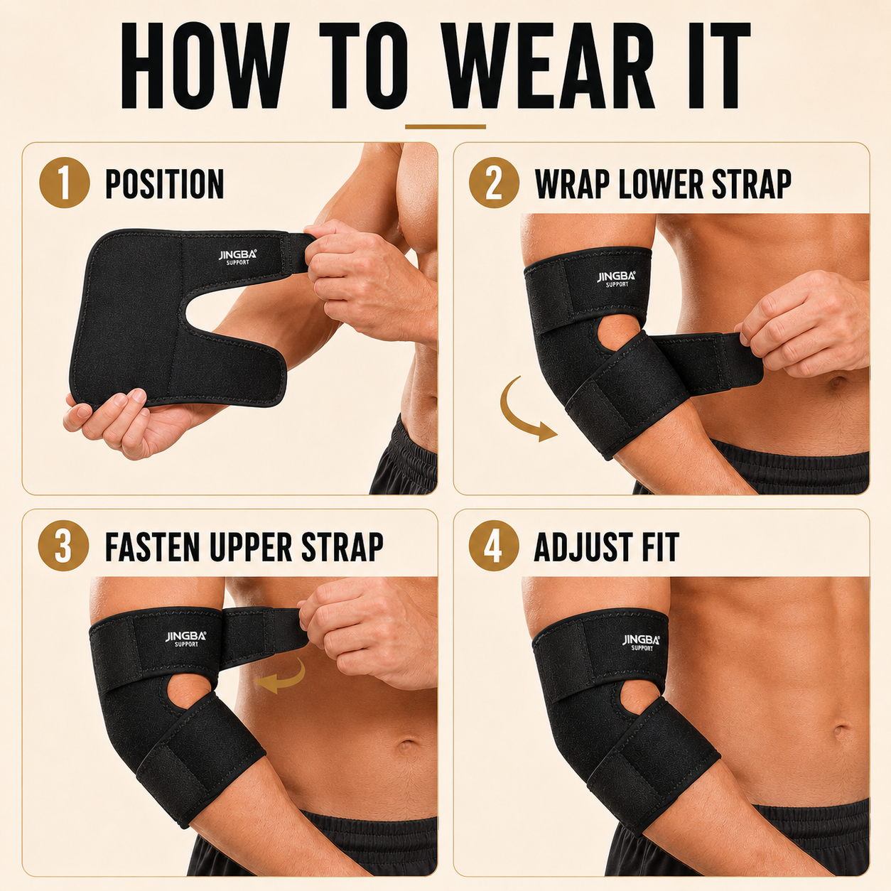 Nordspur | Elbriq Adjustable Elbow Compression Brace