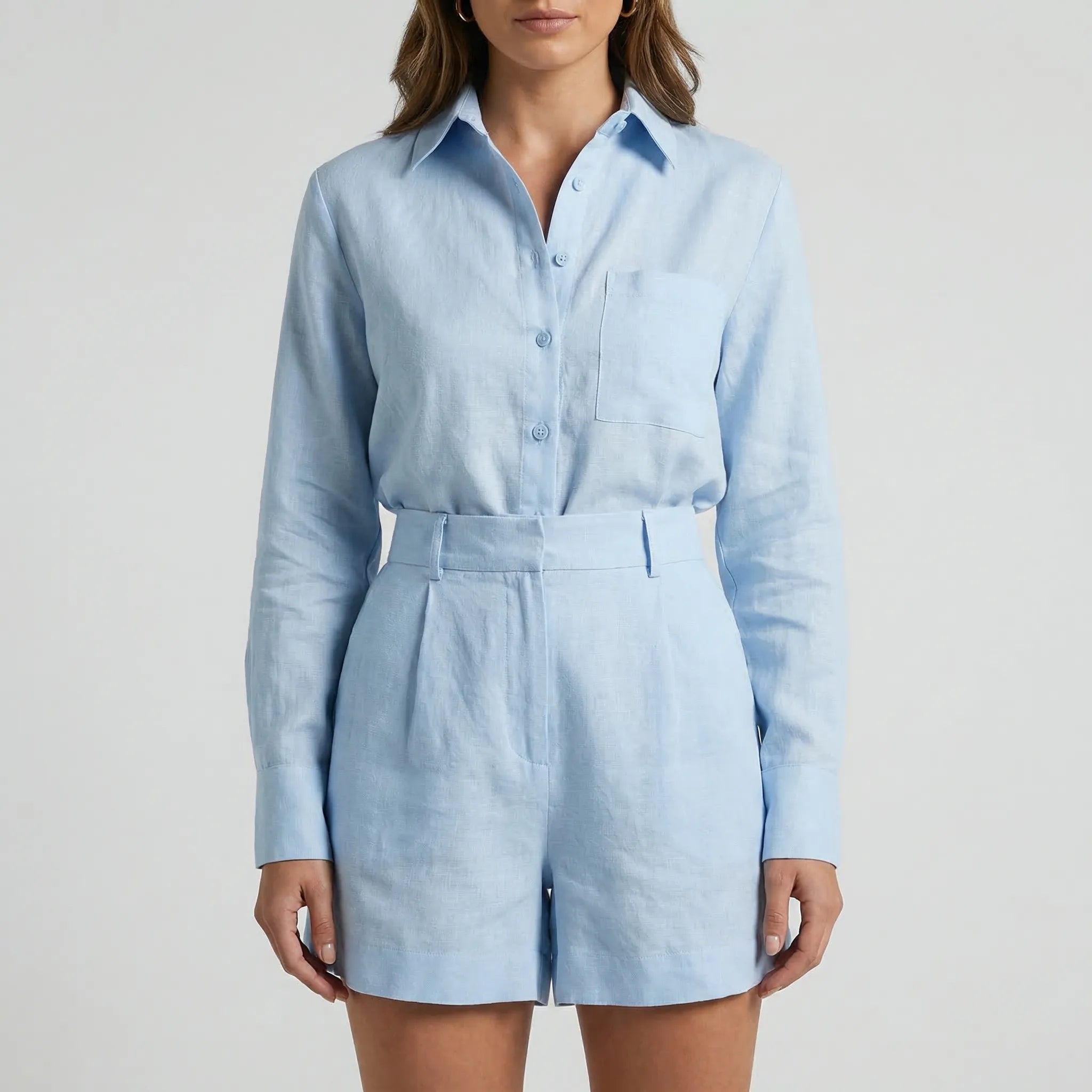 Nordspur | Elstrova Long Sleeve Shirt And Short Trouser Set