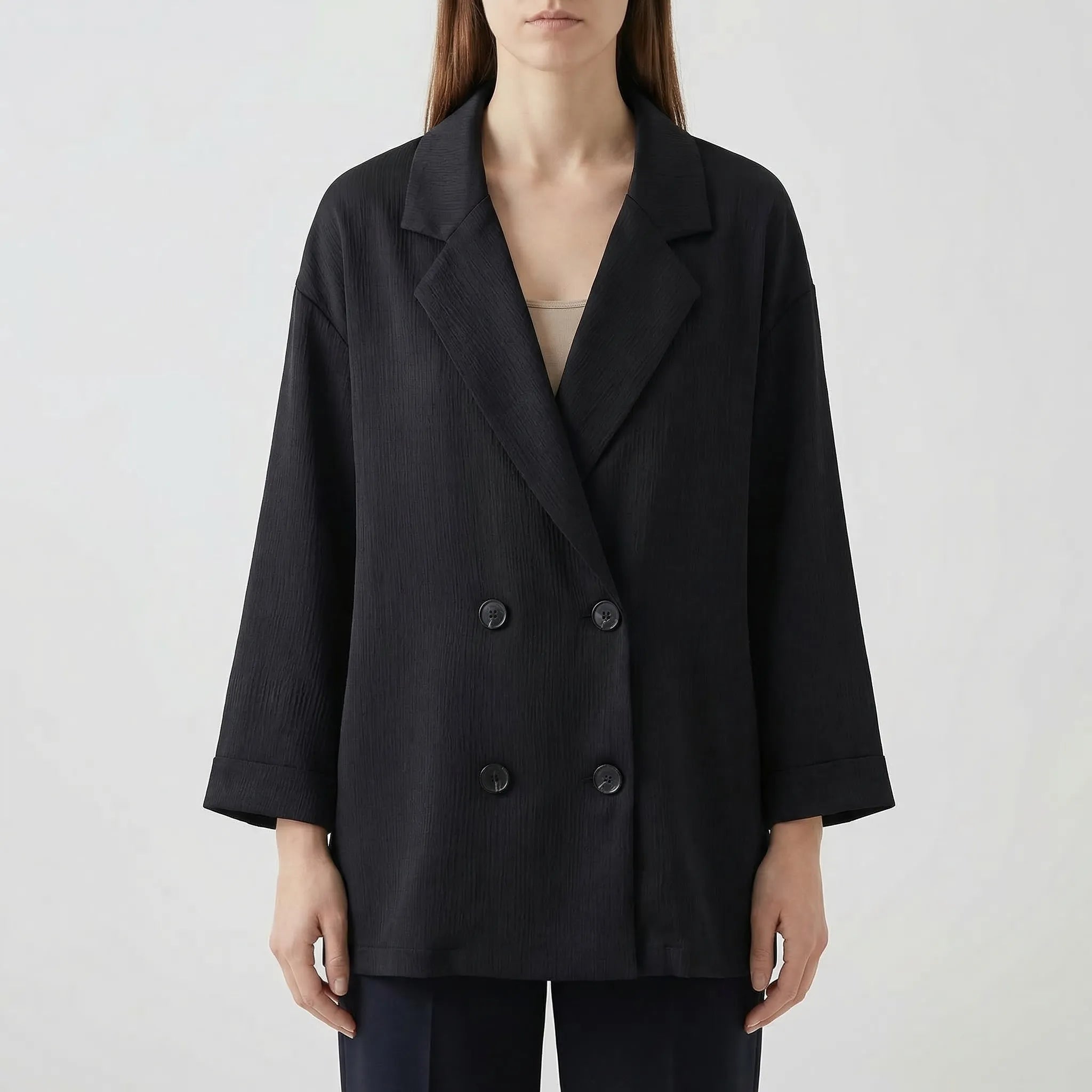 Nordspur | Elyndra Double-Breasted Blazer And Wide-Leg Trouser Set