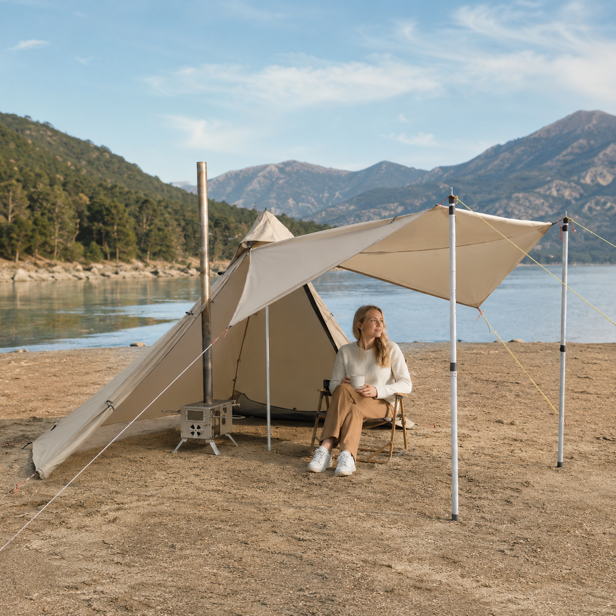 Nordspur | EmberPeak Single Person Hot Tent