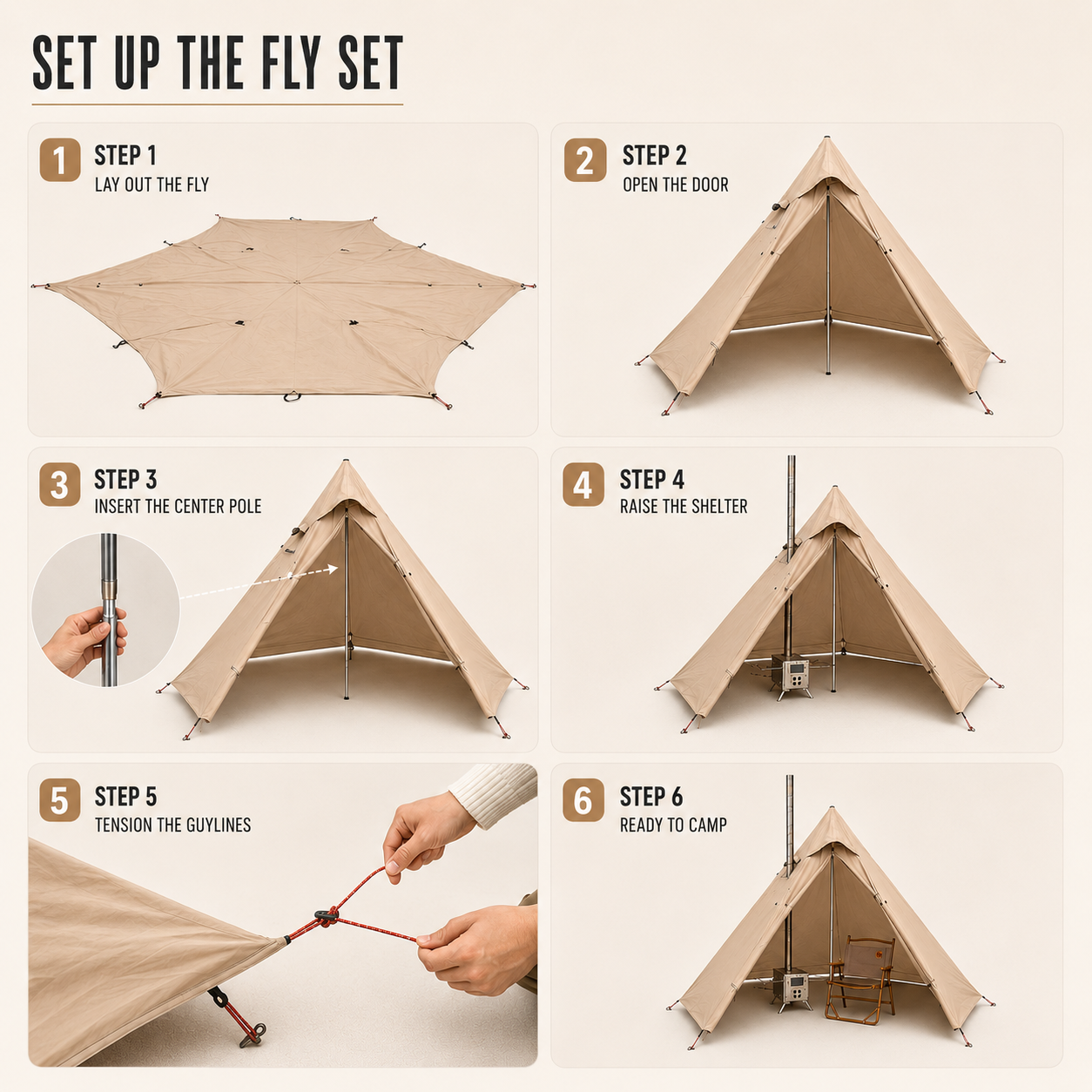 Nordspur | EmberPeak Single Person Hot Tent