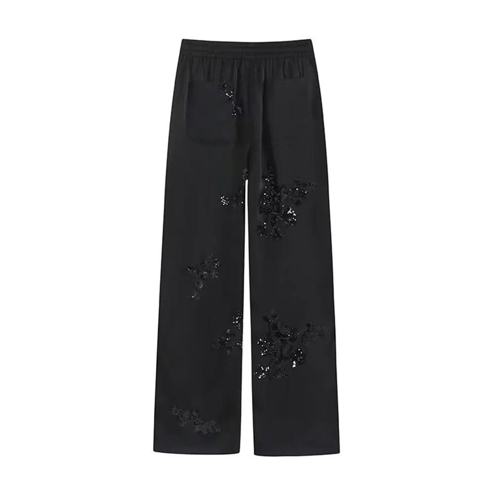 Nordspur | Embrixe Embroidered Sequin Shirt And Trouser Set