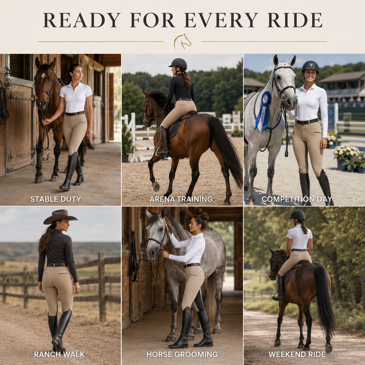 Nordspur | Equivelt Two-Tone Riding Breeches