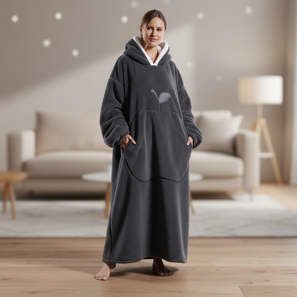 Nordspur | Extra Long Fleece Hoodie