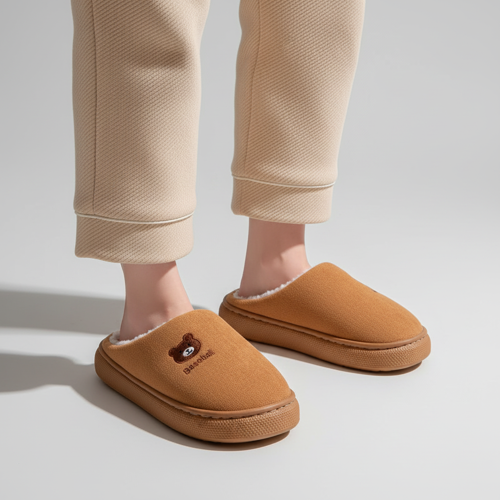 Nordspur | Faux Suede Slip On Slipper