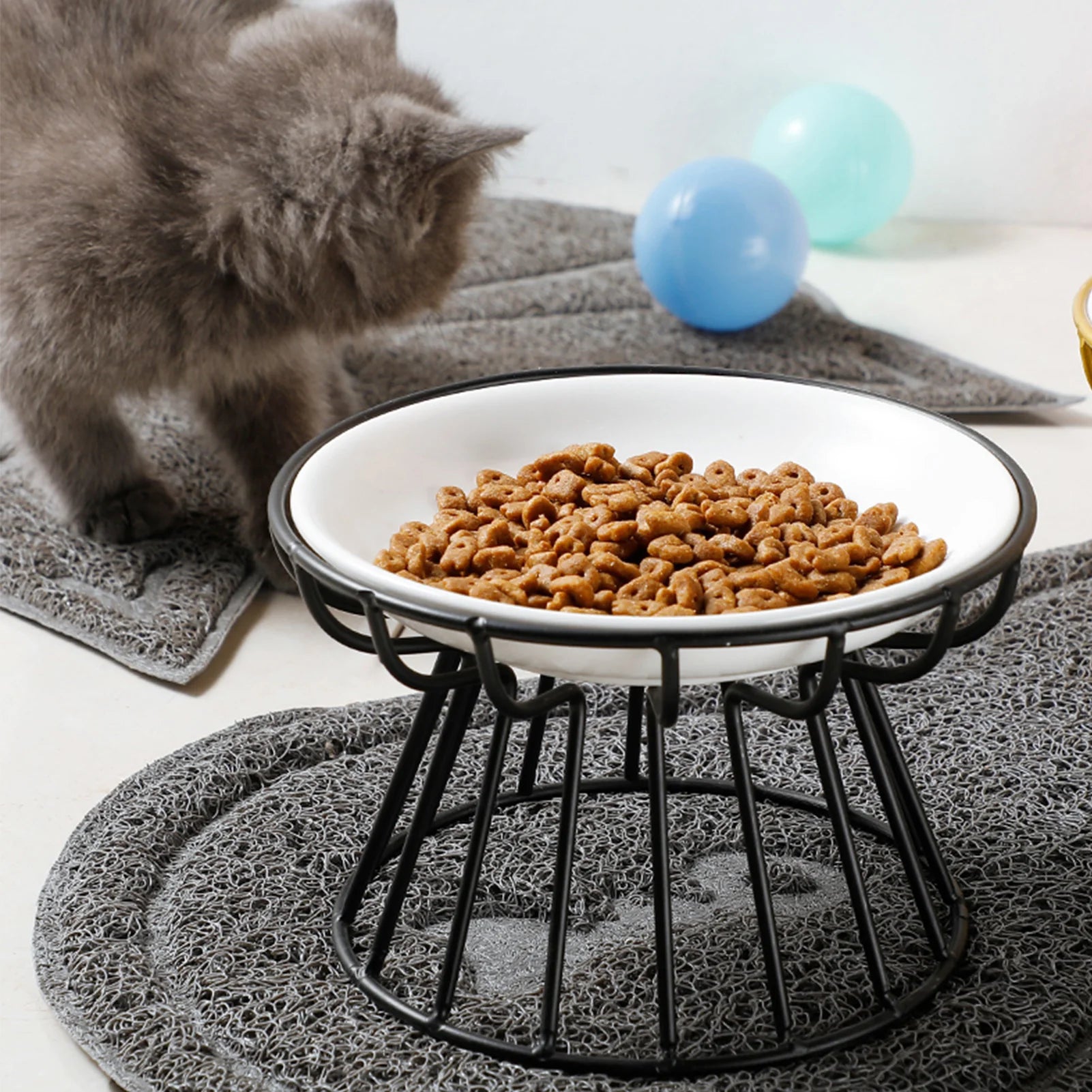 Nordspur | Felidish Raised Ceramic Pet Feeding Bowl
