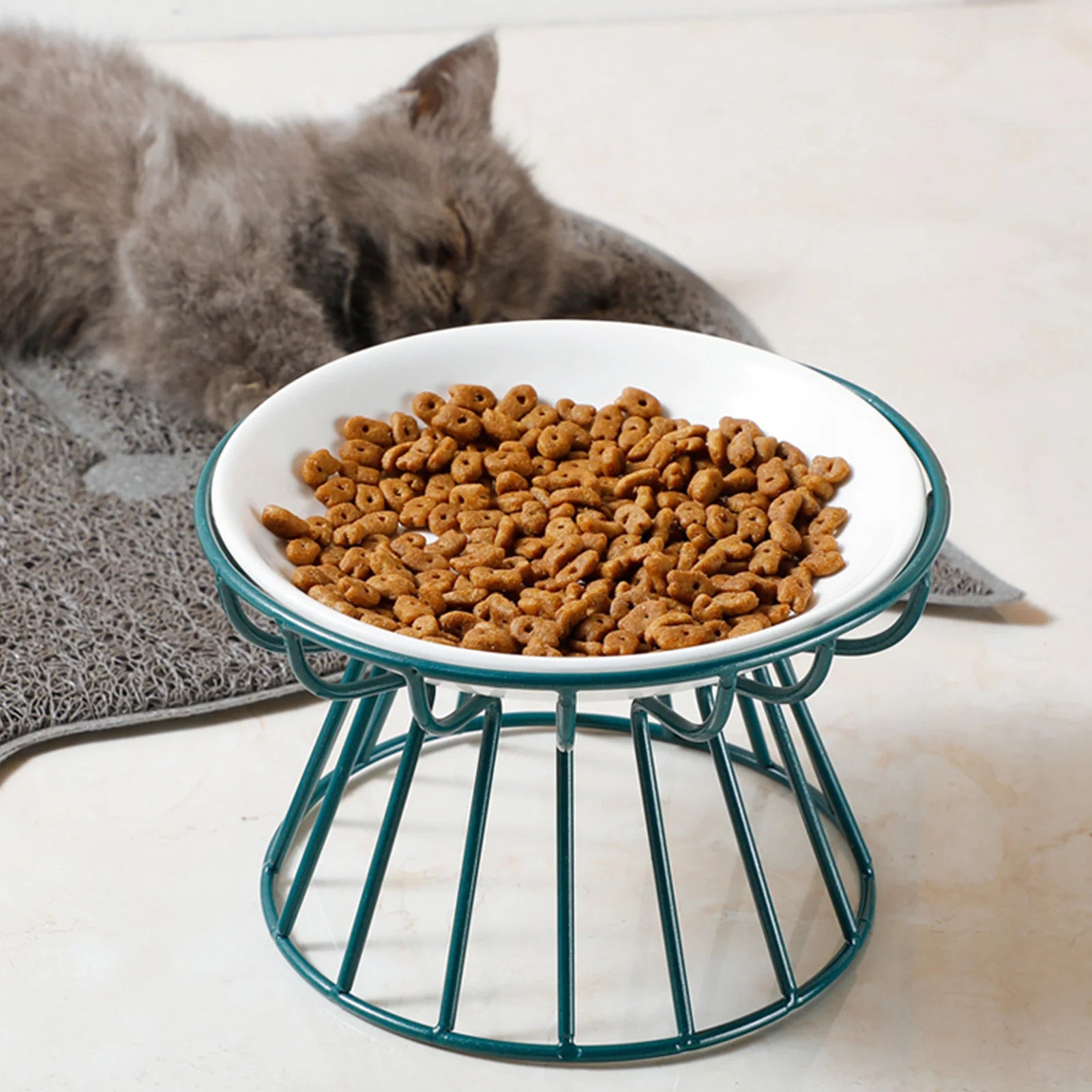 Nordspur | Felidish Raised Ceramic Pet Feeding Bowl