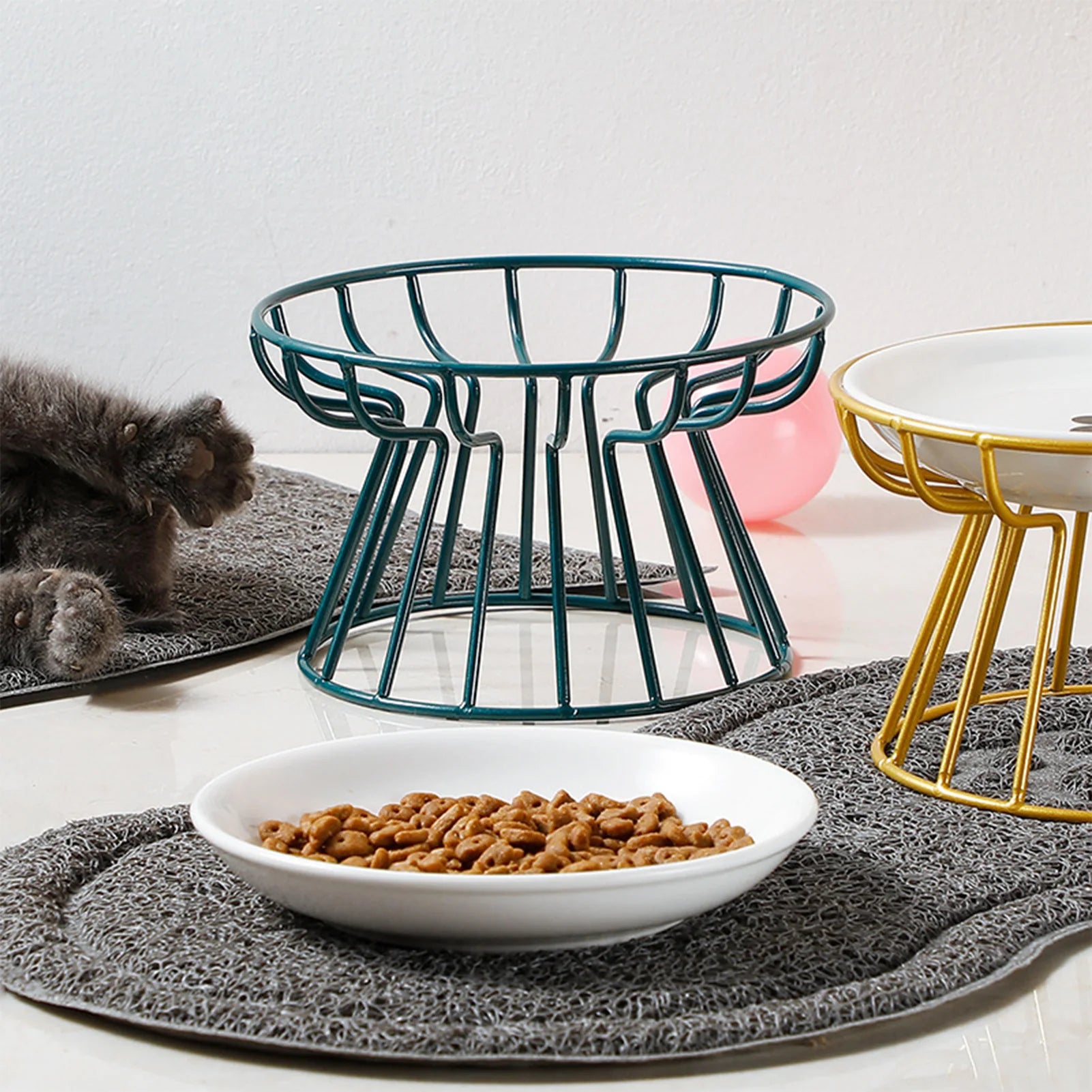 Nordspur | Felidish Raised Ceramic Pet Feeding Bowl