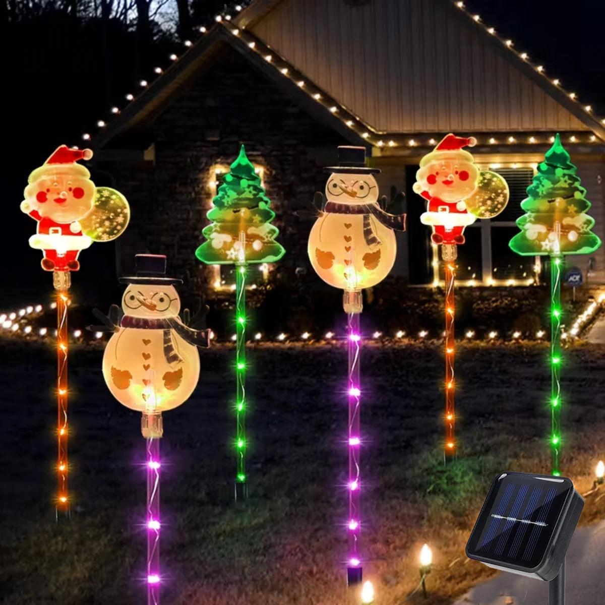 Nordspur | FestiGlow Festive Solar Pathway Stake Lights