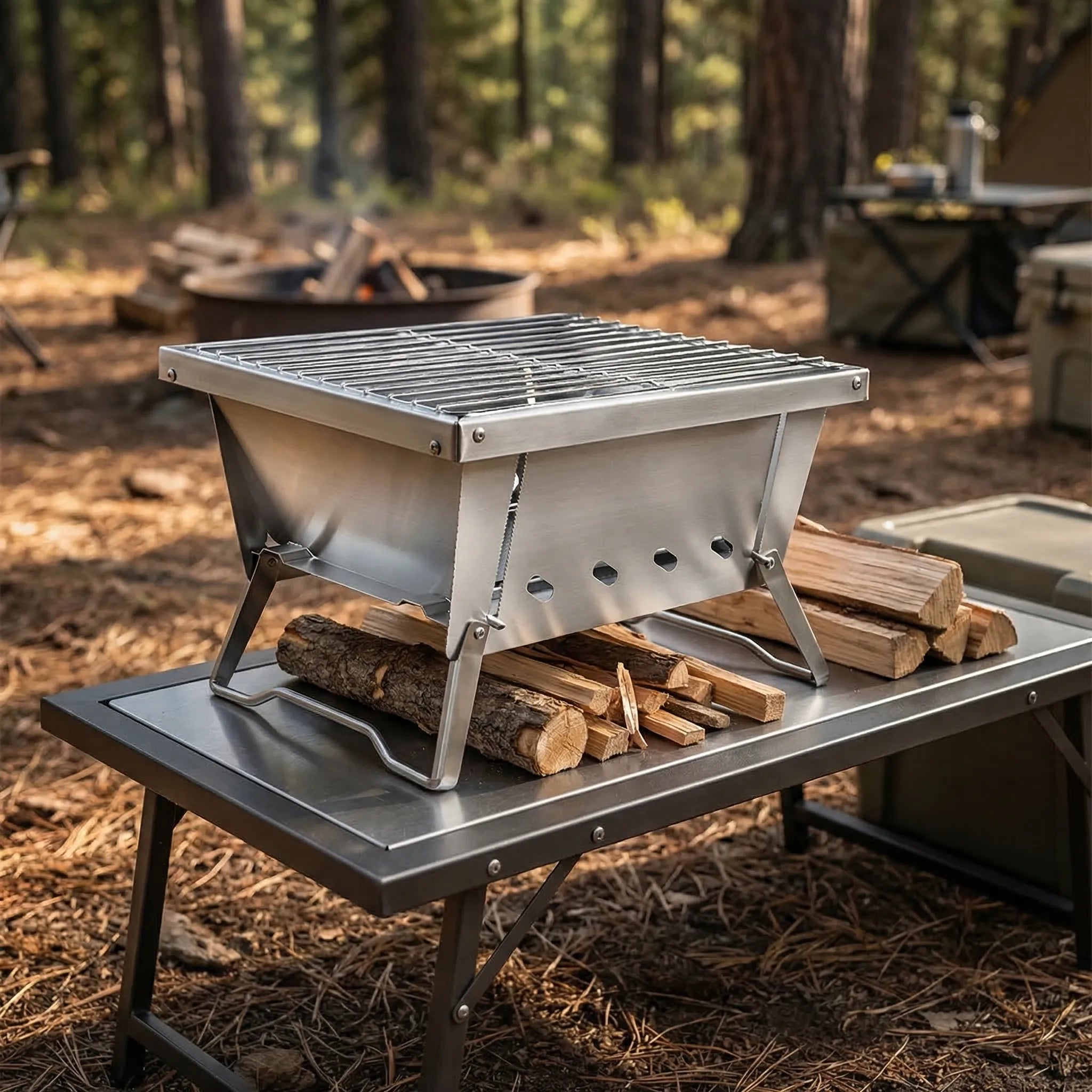 Nordspur | Fieldrix Folding IGT Camping Table With Grill