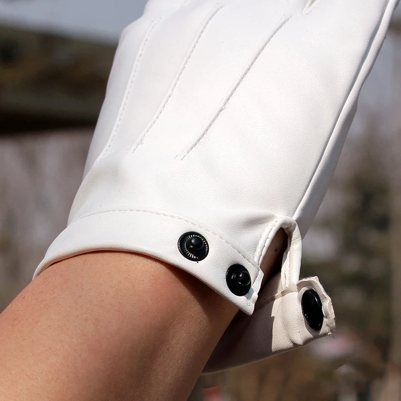 Nordspur | Fingerless PU Leather Gloves