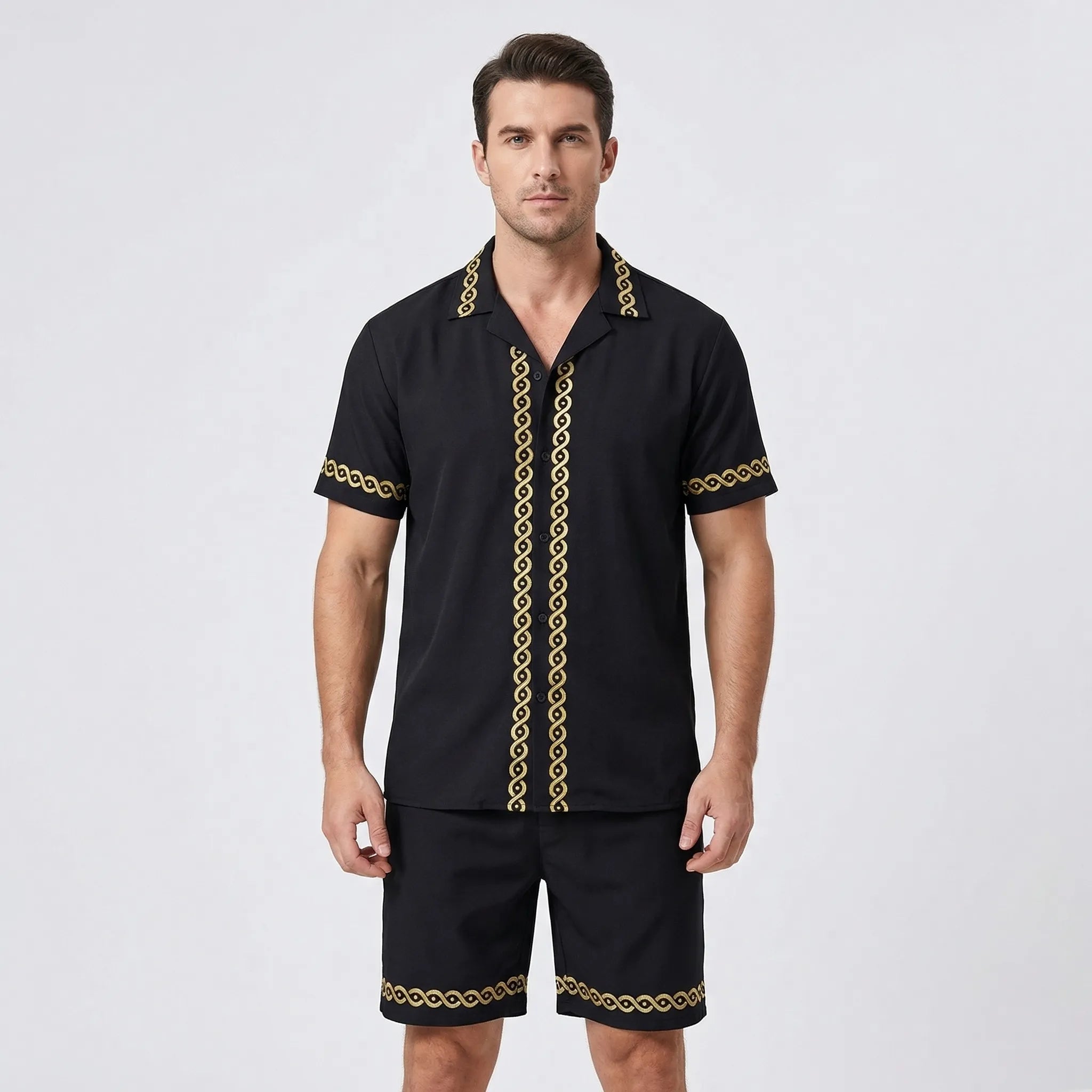 Nordspur | Flaminglo Tropical Print 2-Piece Short Sleeve Set