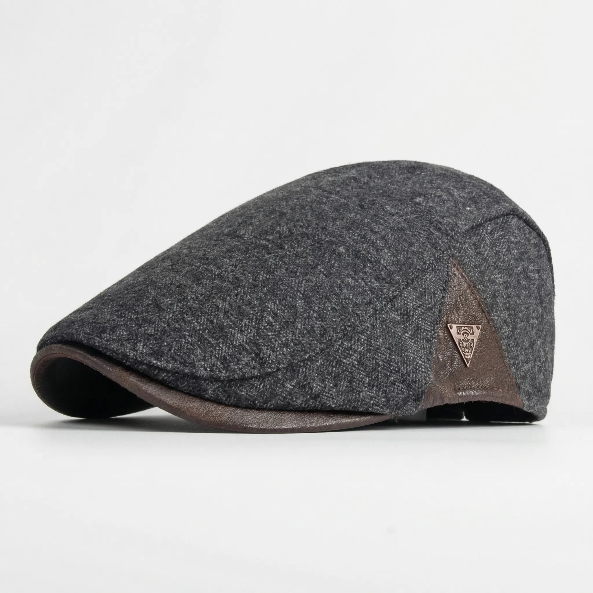 Nordspur | Flatsworth British-Style Herringbone Flat Cap
