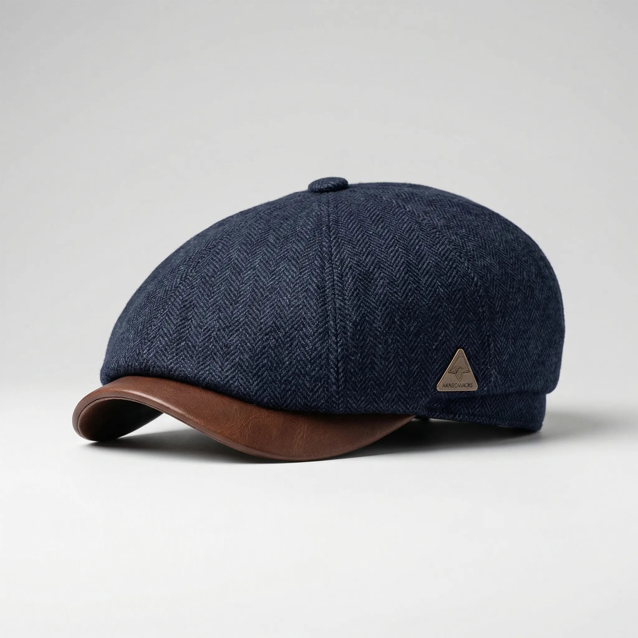 Nordspur | Flatsworth British-Style Herringbone Flat Cap