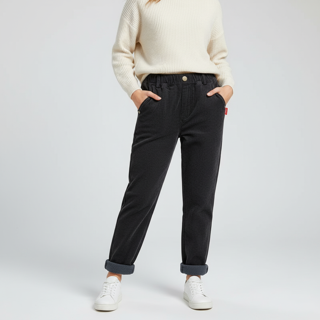 Nordspur | Fleece Lined Velvet Jeans