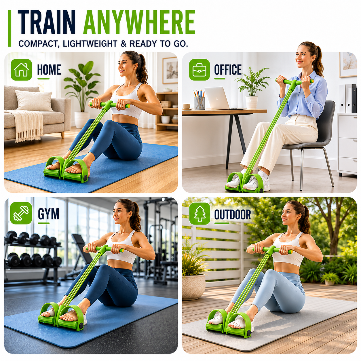 Nordspur | FlexStride Four Tube Pedal Resistance Trainer