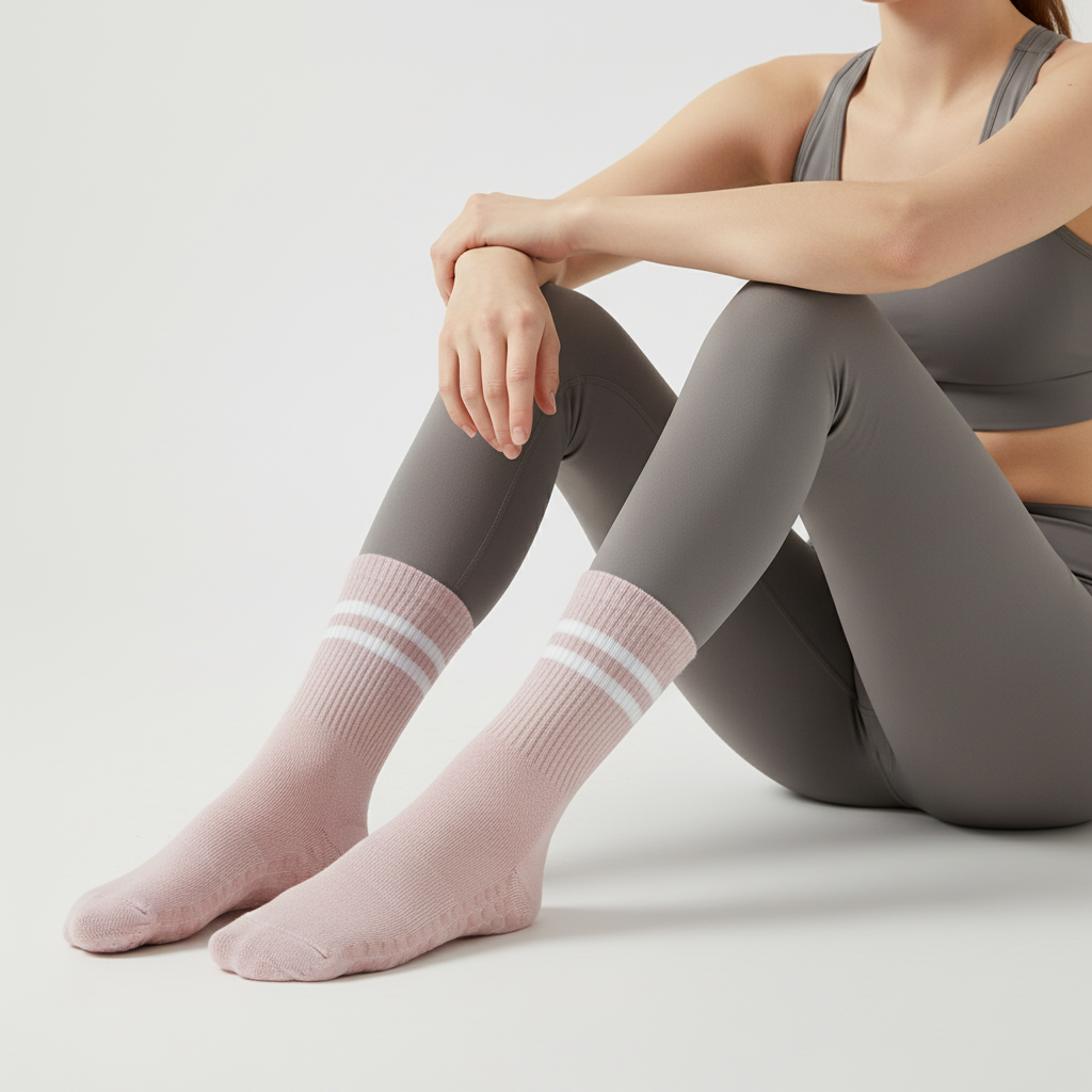 Nordspur | Flexelle Mid Tube Cotton Grip Socks