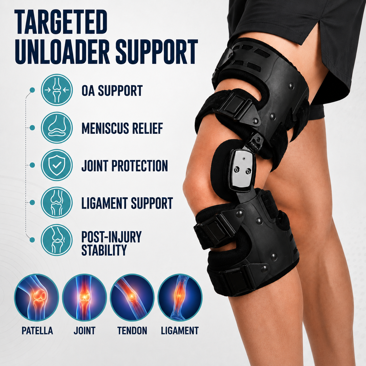 Nordspur | FlexiMove Rigid Hinged Knee Support