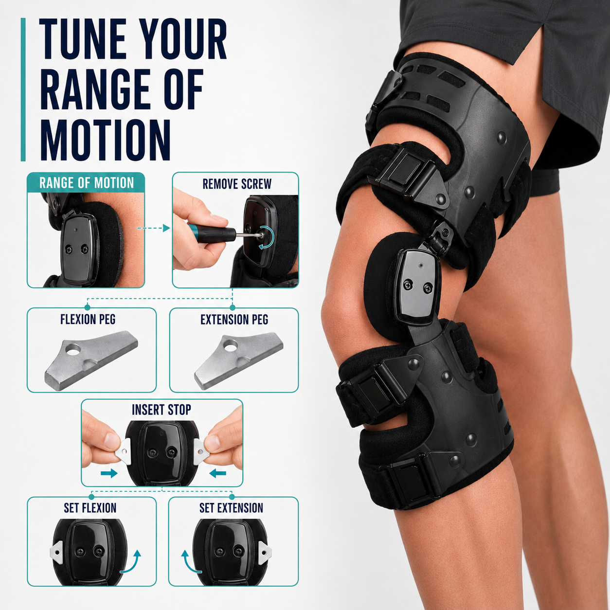 Nordspur | FlexiMove Rigid Hinged Knee Support