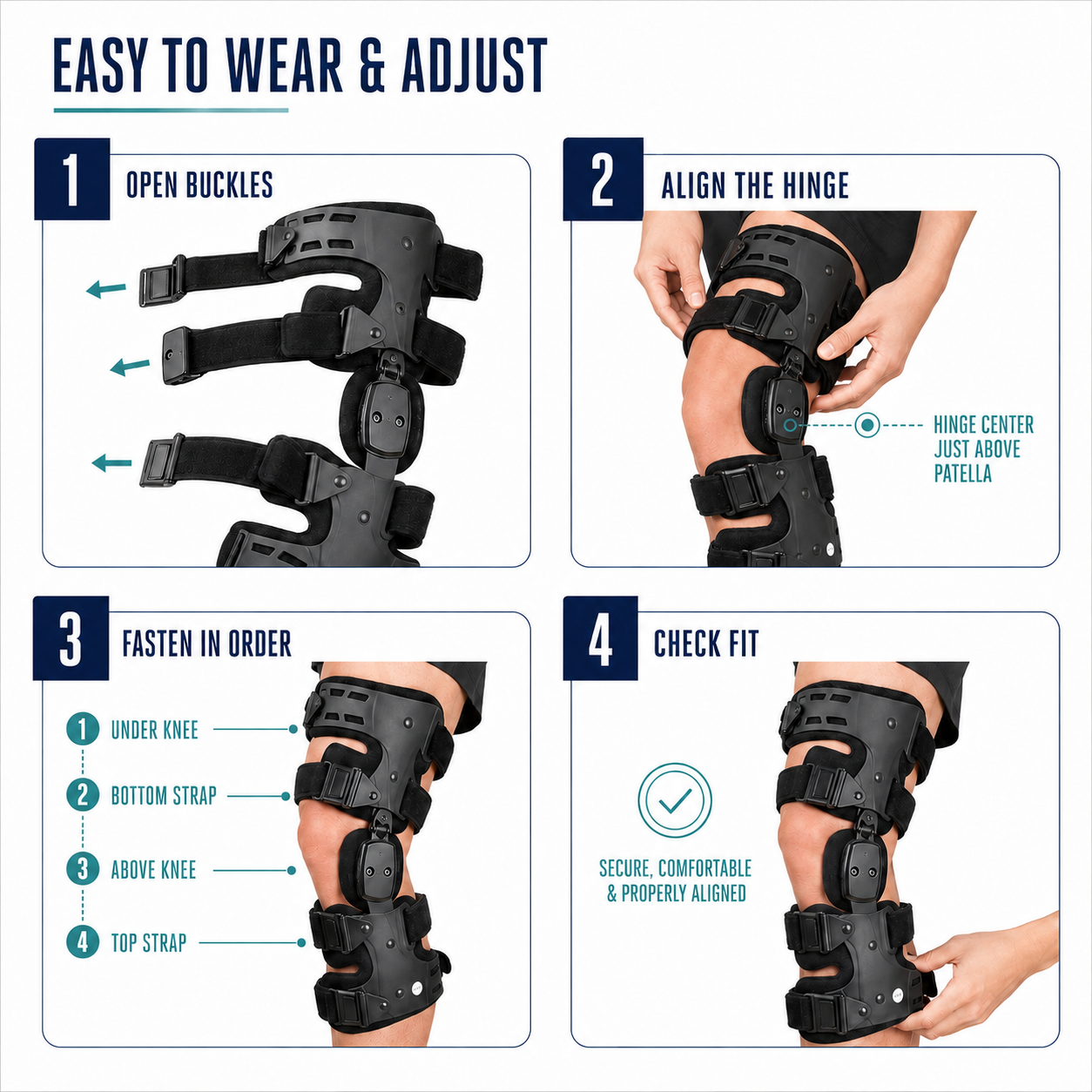 Nordspur | FlexiMove Rigid Hinged Knee Support