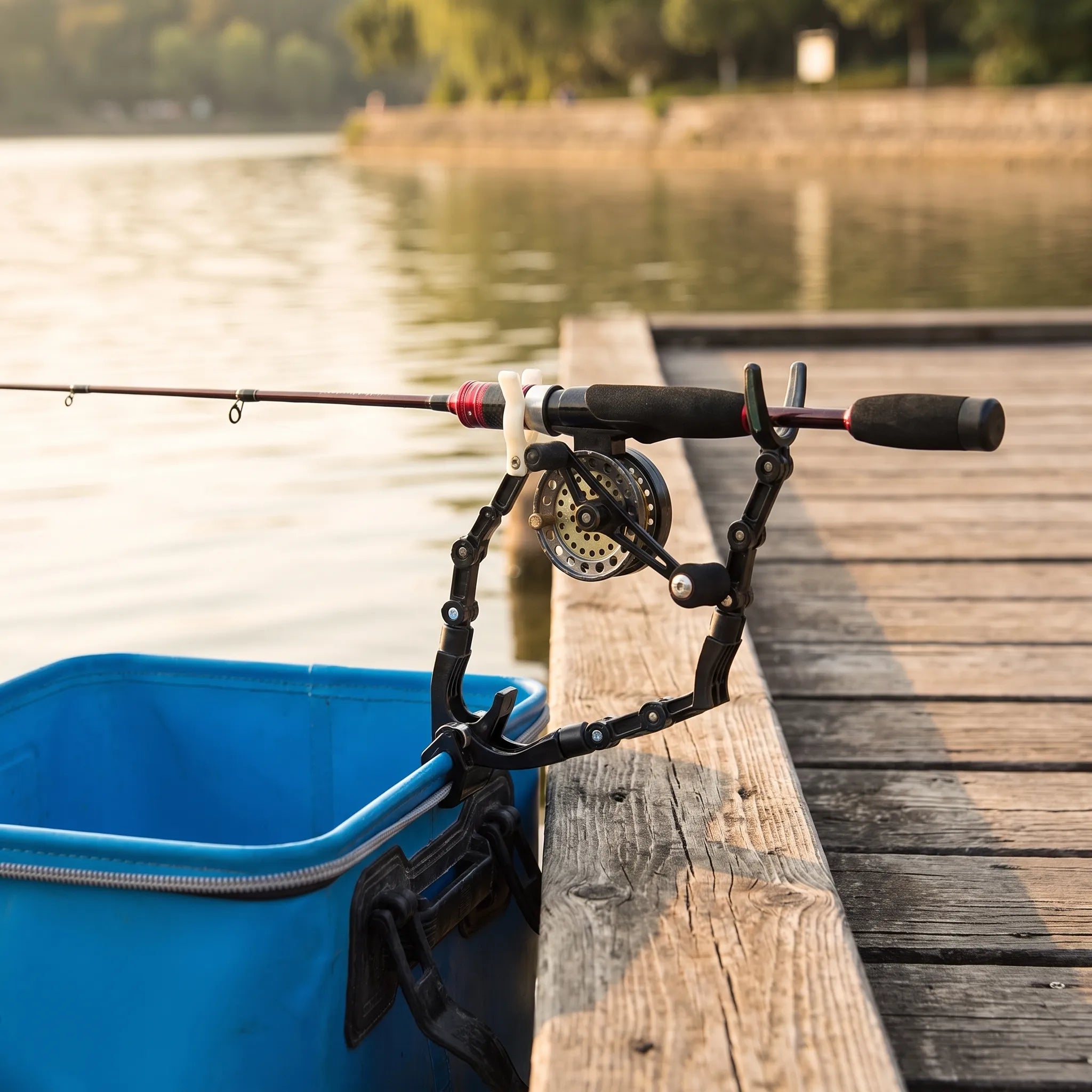 Nordspur | FlexiRest Adjustable Bucket Clamp Fishing Rod Holder