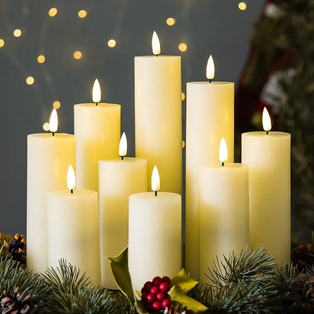 Nordspur | Flickra Flameless Pillar Candles
