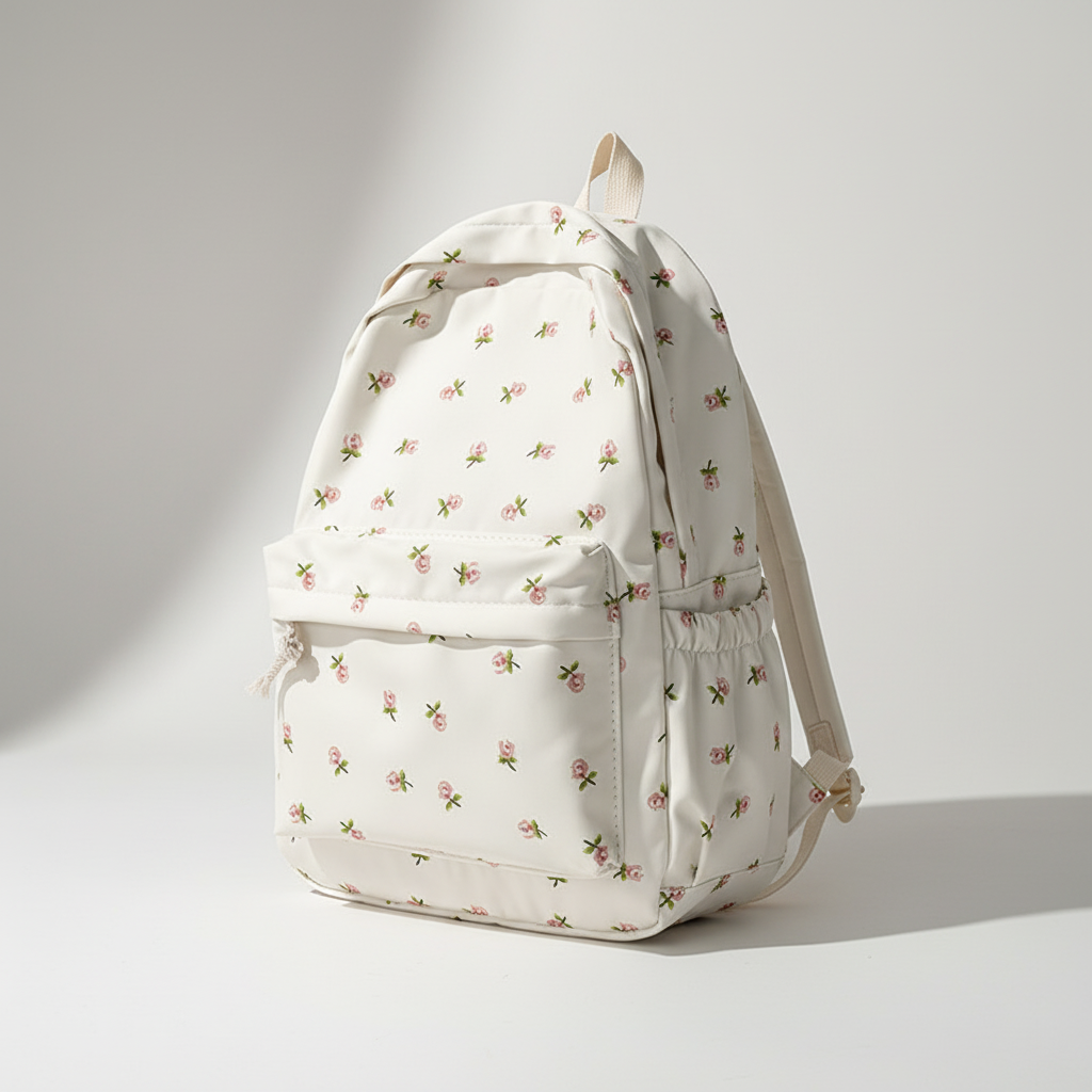 Nordspur | FlorinaPack Nylon Floral School Backpack