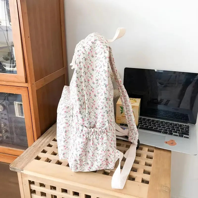 Nordspur | FlorinaPack Nylon Floral School Backpack