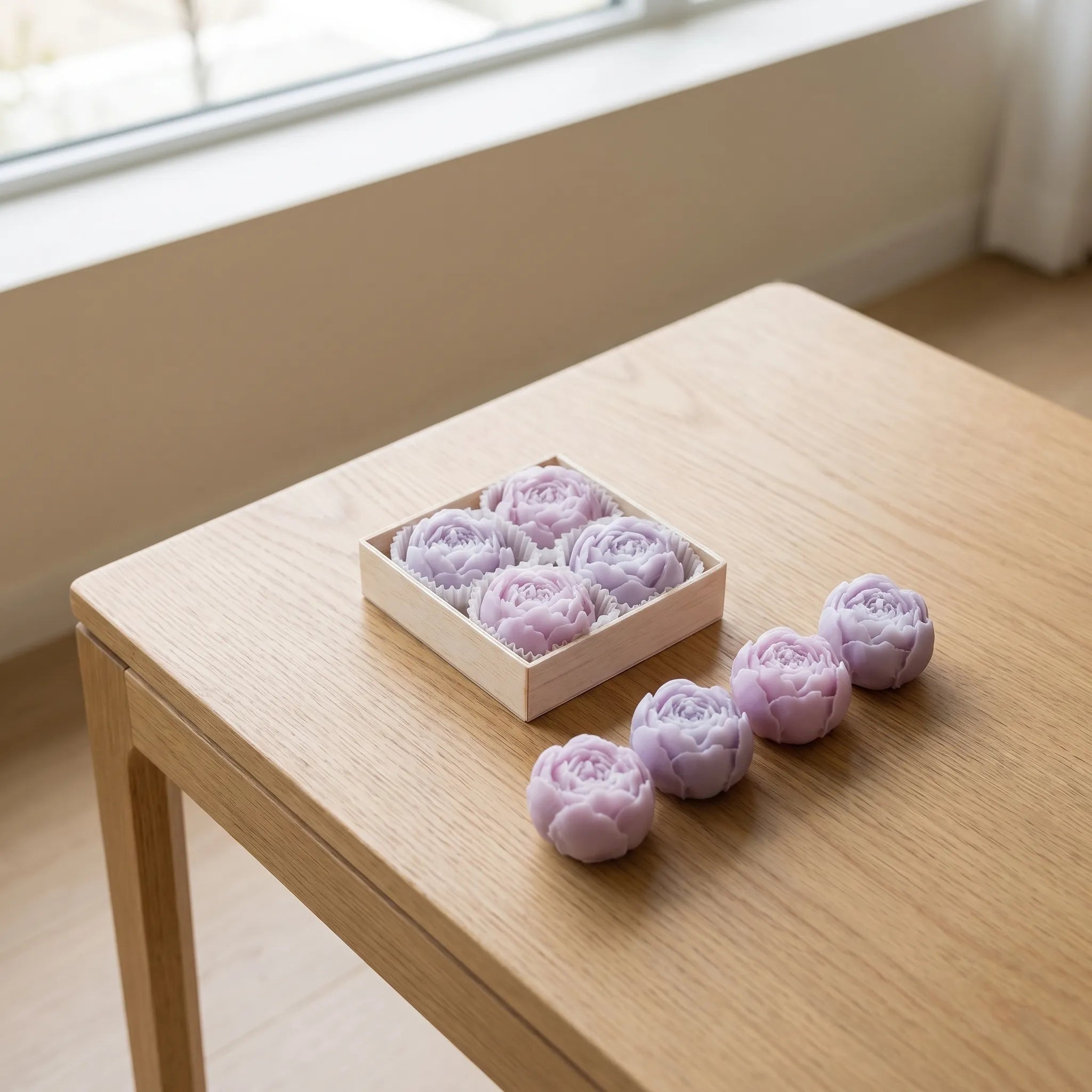 Nordspur | Floriset Scented Flower Candle Set