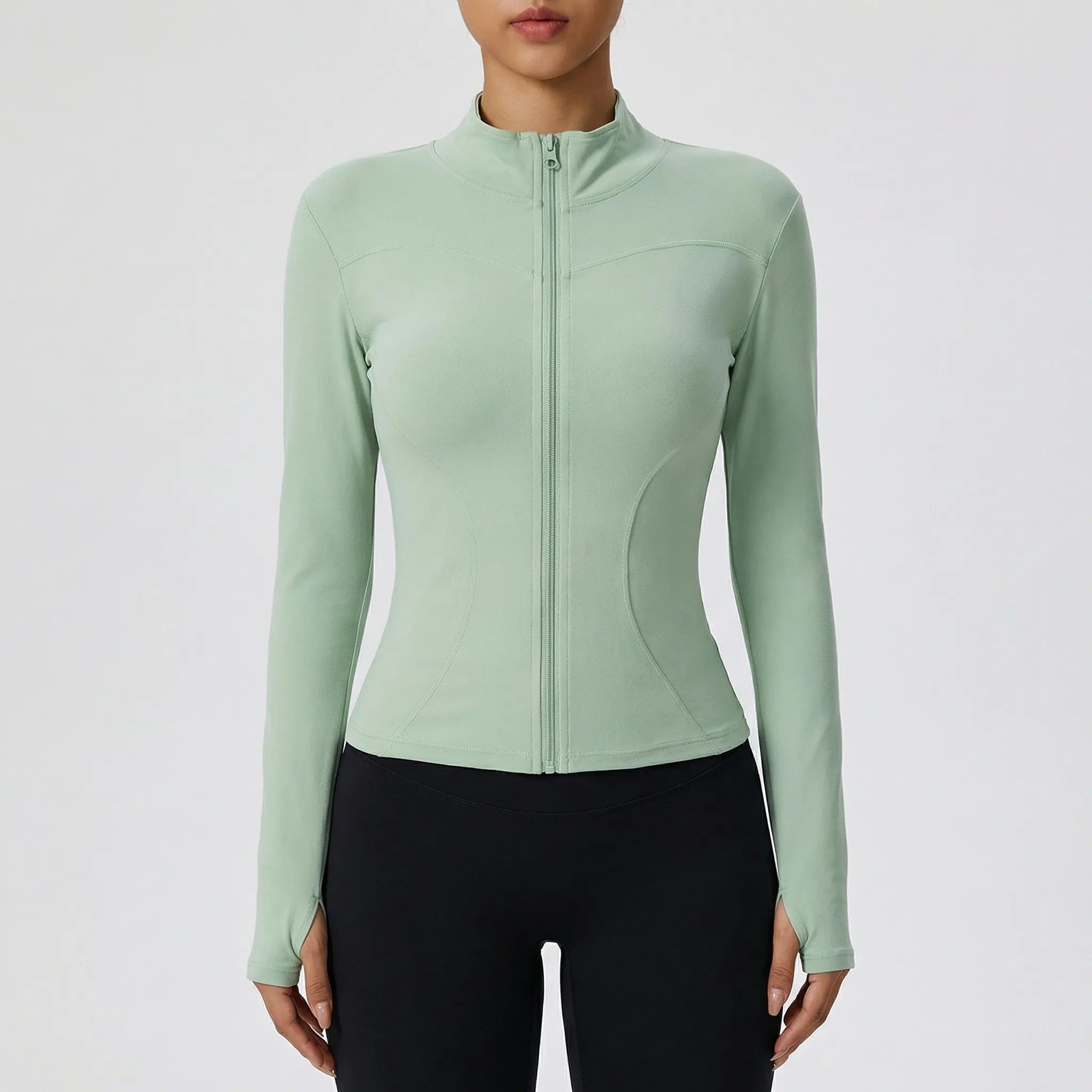 Nordspur | Fluxara Long-Sleeve Fitted Athletic Zip Jacket