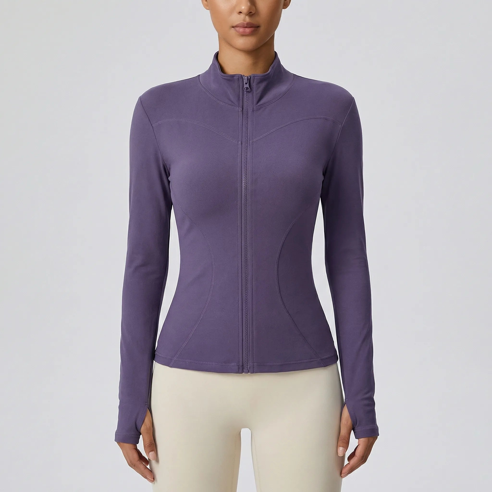 Nordspur | Fluxara Long-Sleeve Fitted Athletic Zip Jacket